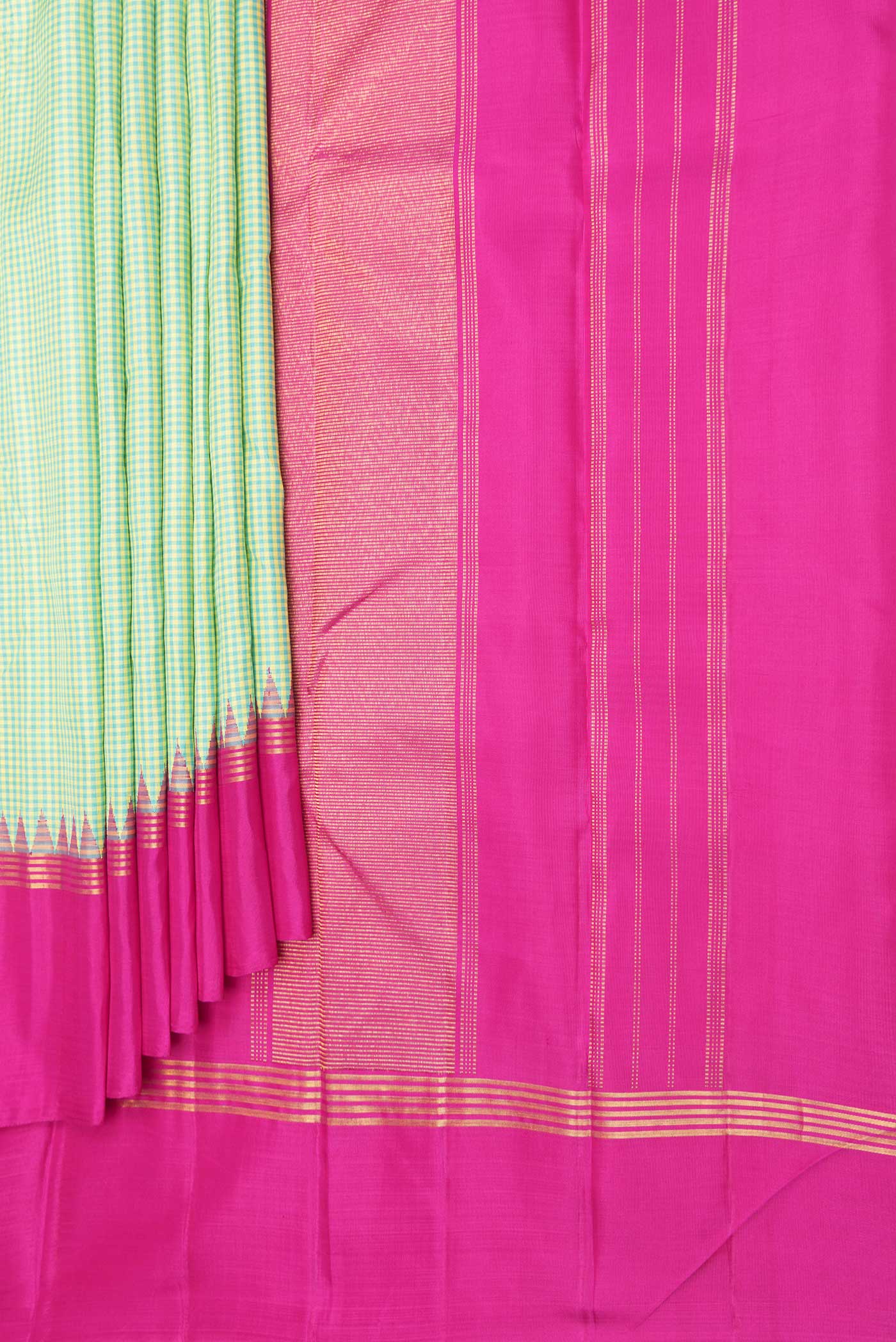 pleats pallu