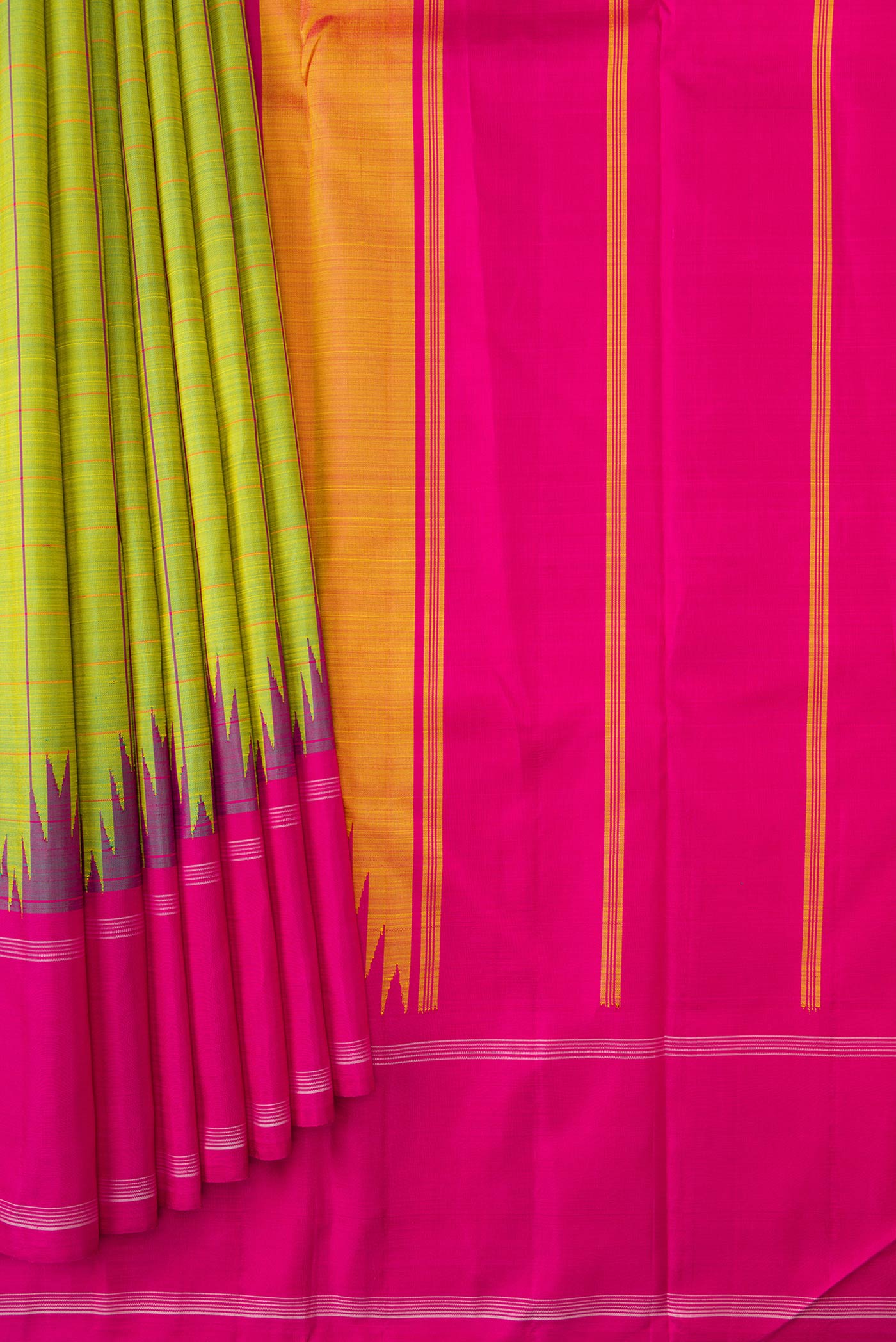 pleats pallu