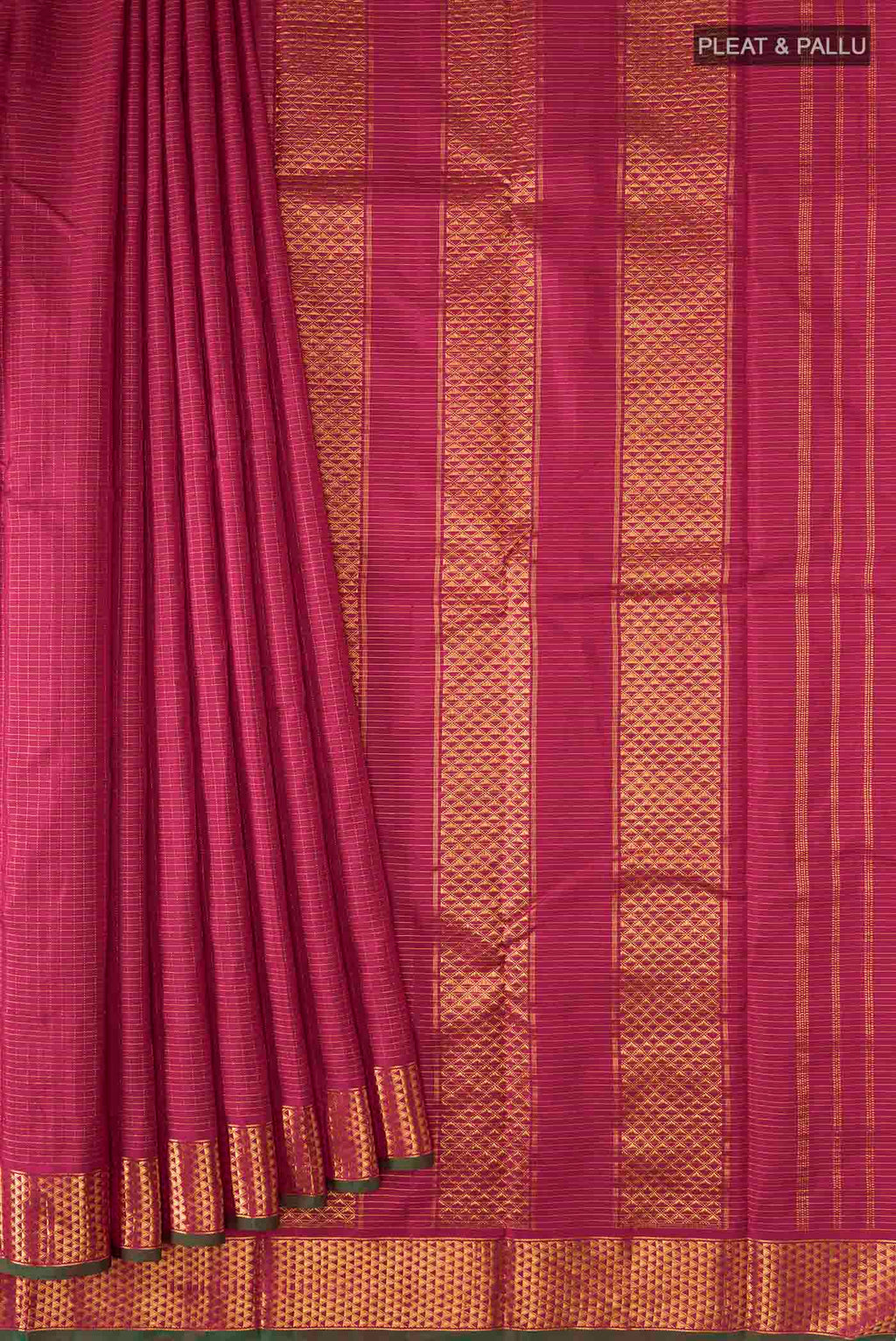 pleats pallu