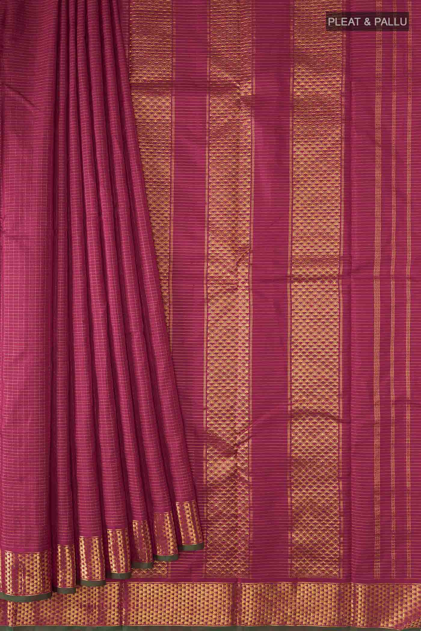 pleats pallu