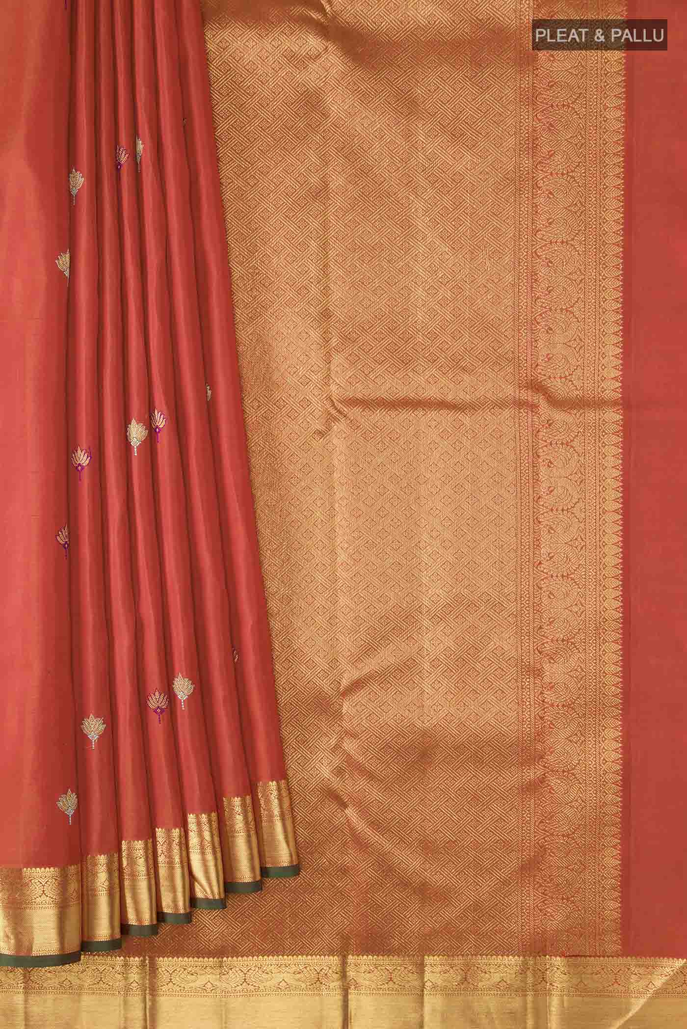pleats pallu