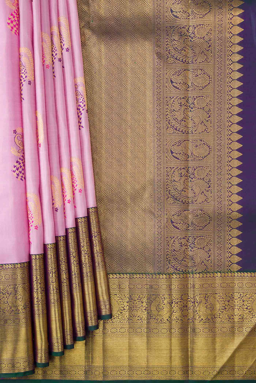 pleats pallu