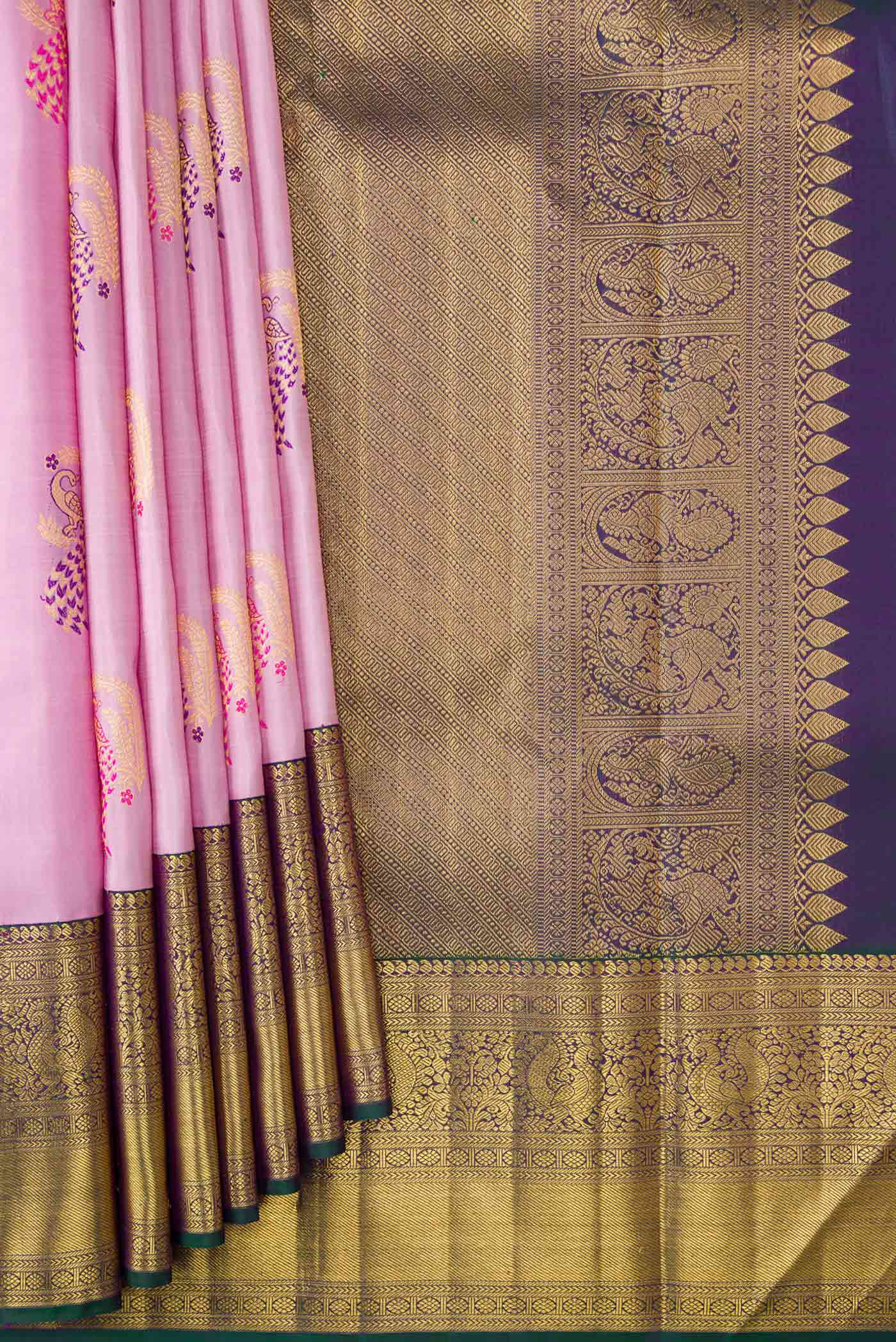 pleats pallu