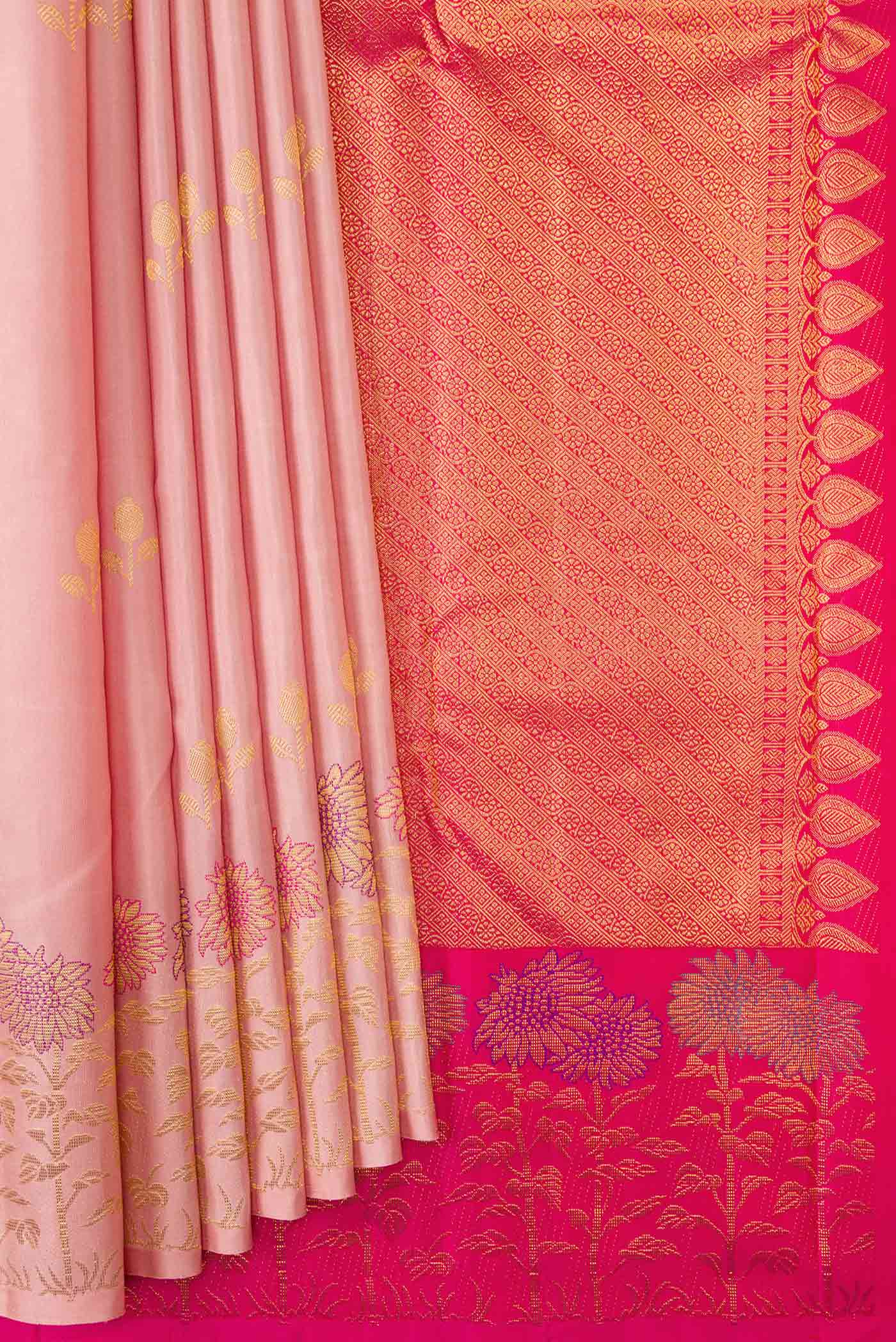 pleats pallu