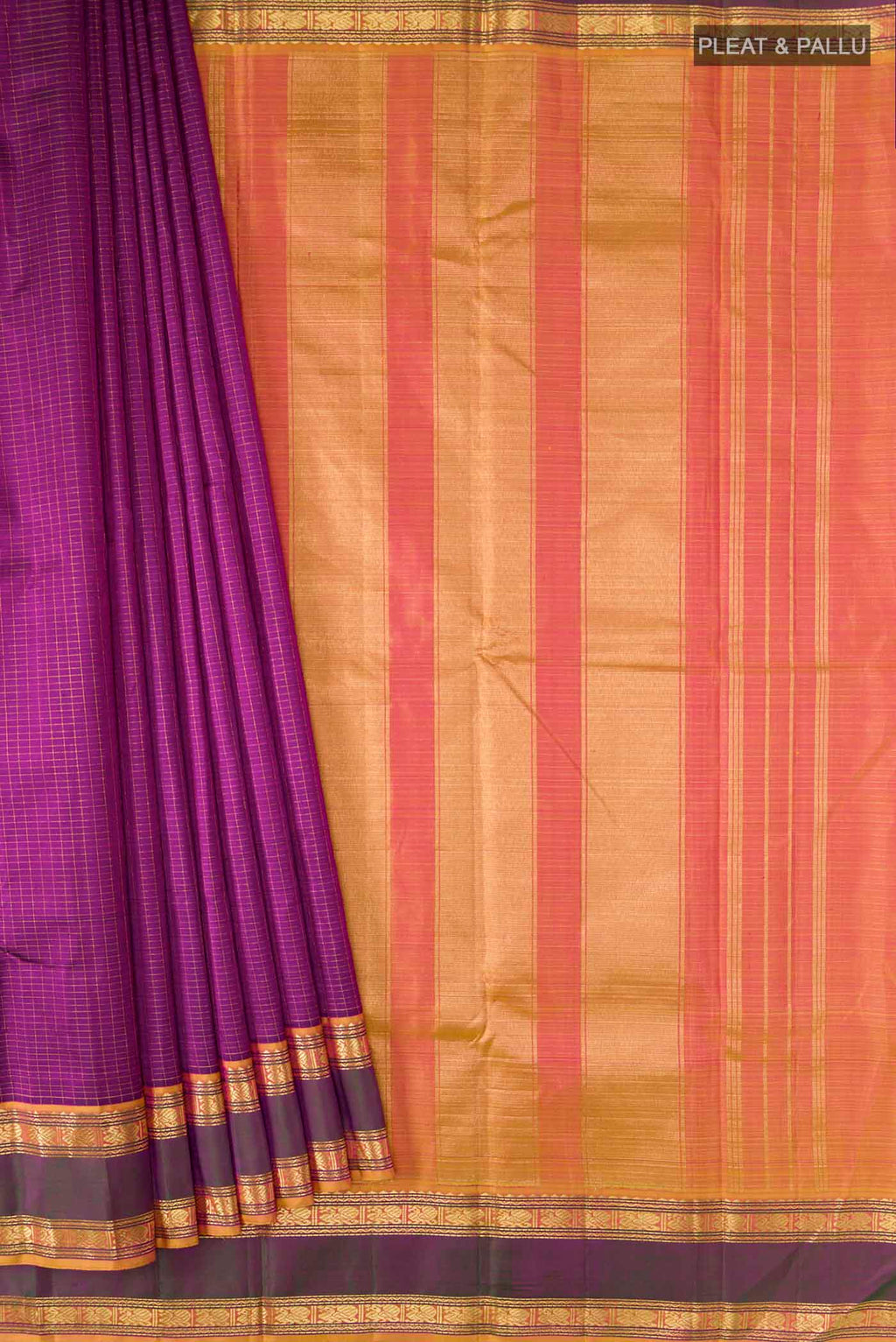 pleats pallu