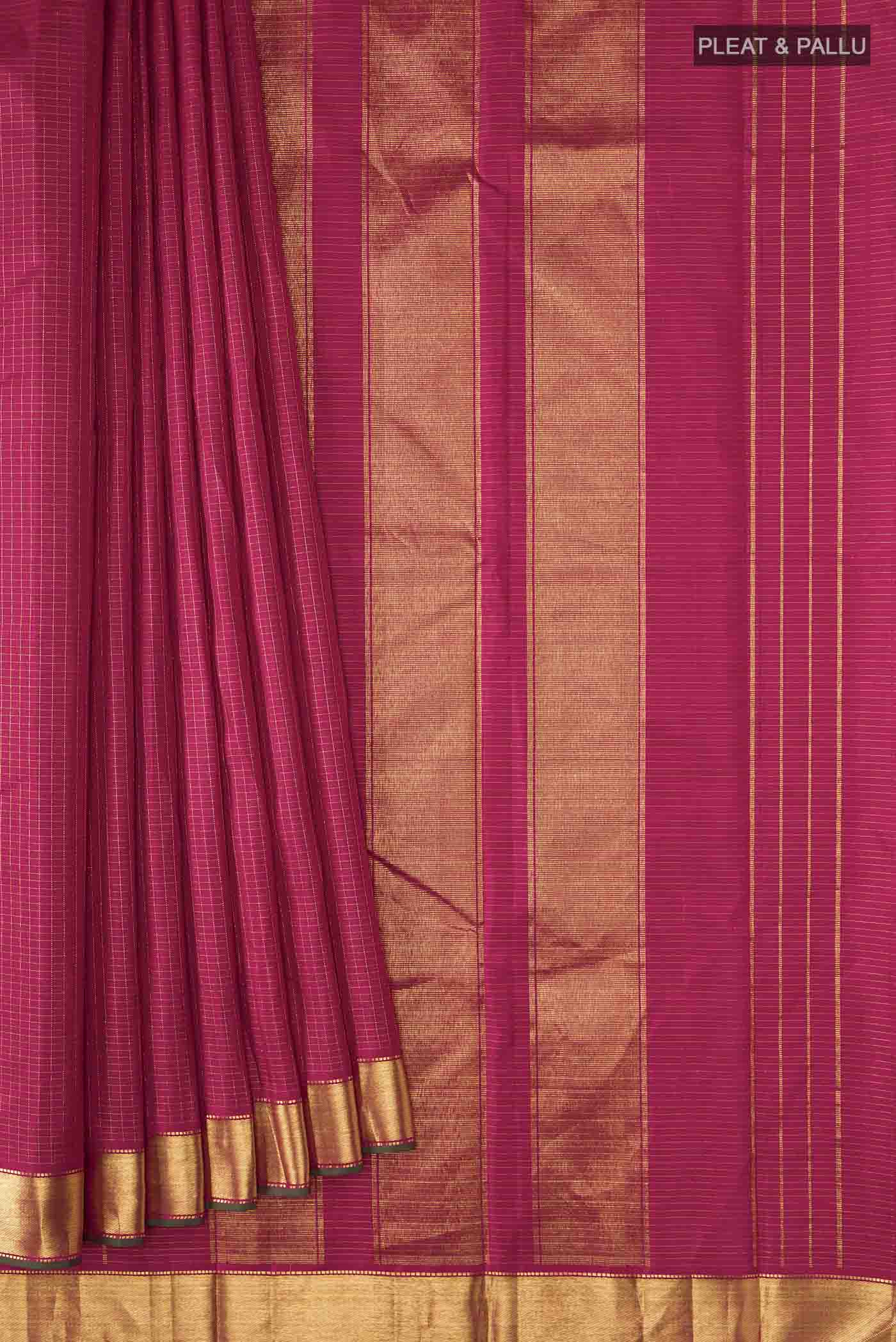 pleats pallu
