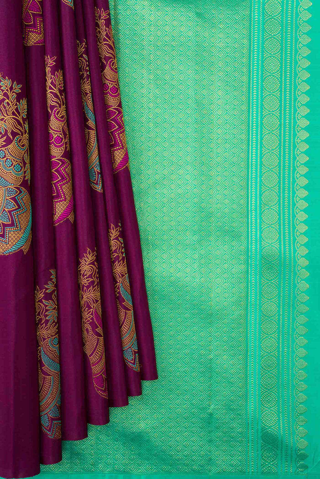 pleats pallu