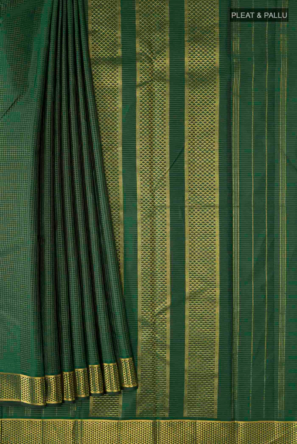 pleats pallu