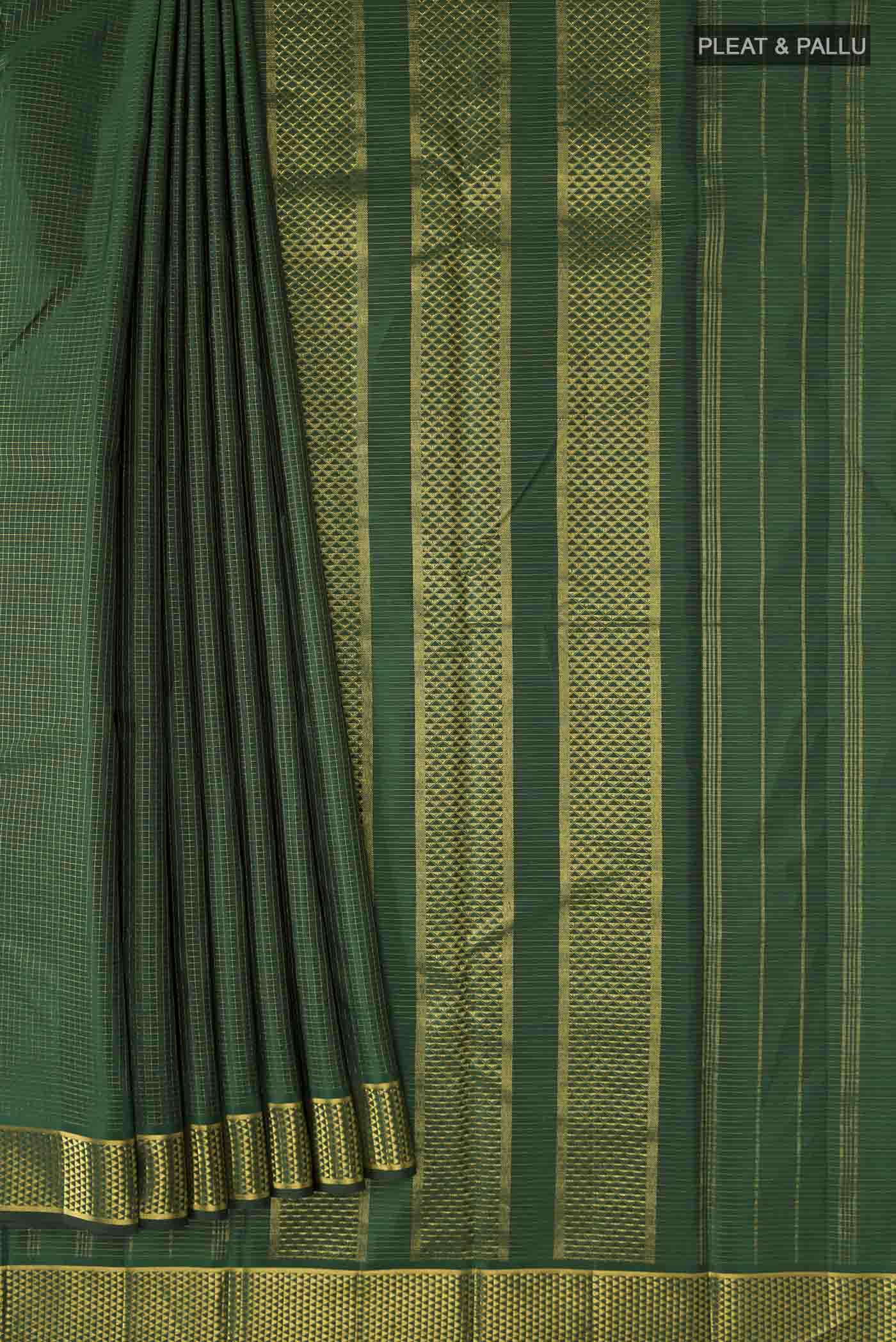 pleats pallu