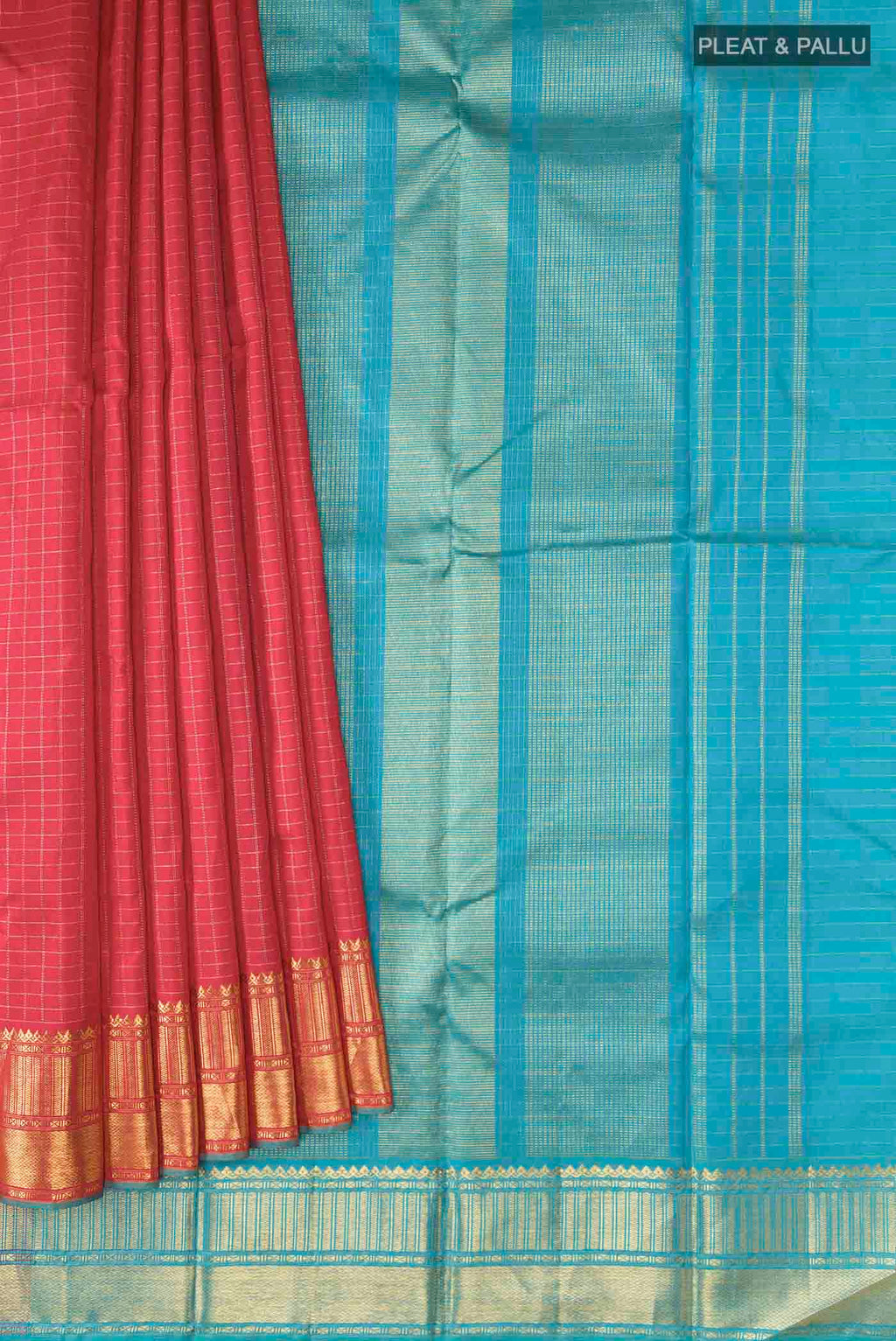 pleats pallu