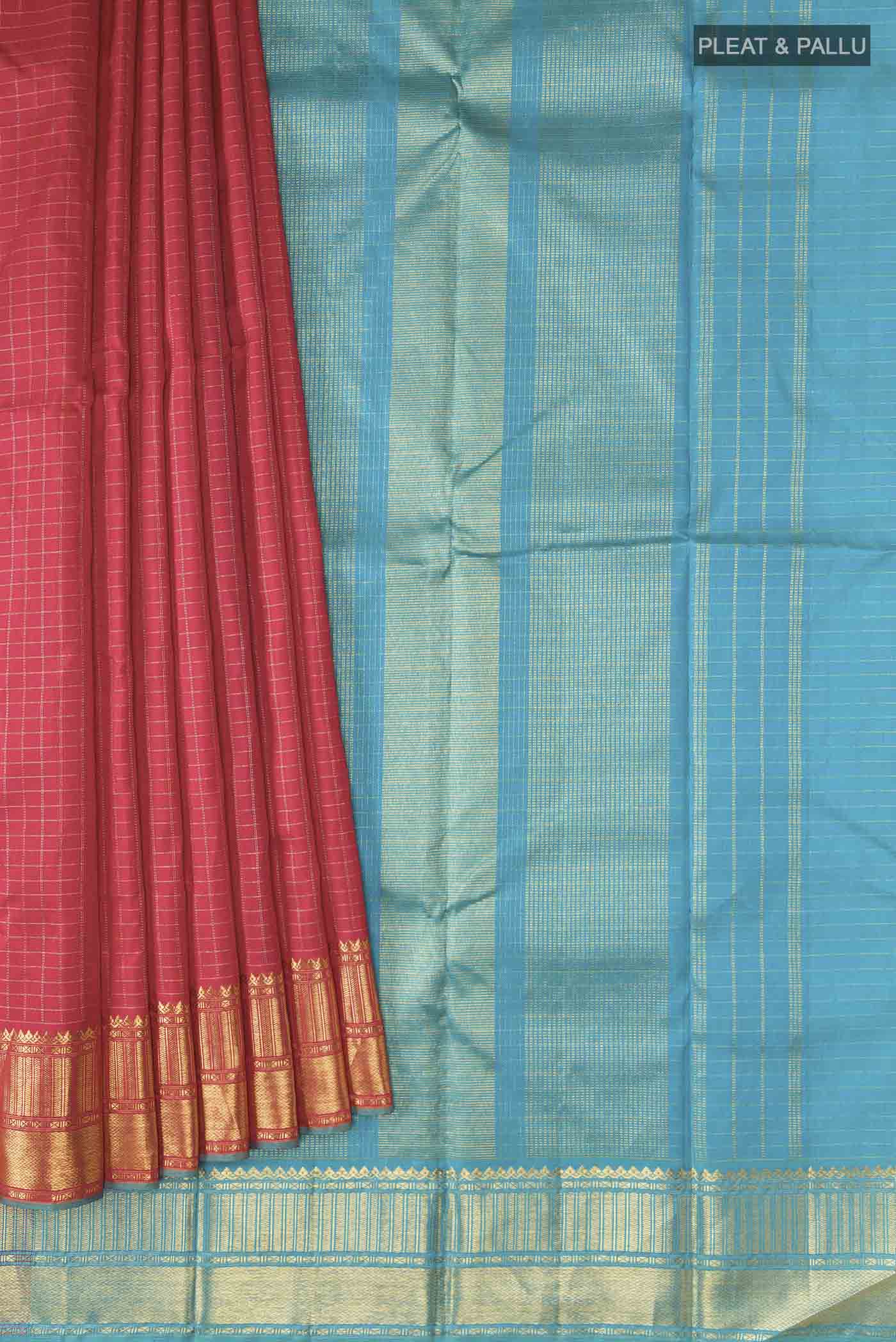 pleats pallu
