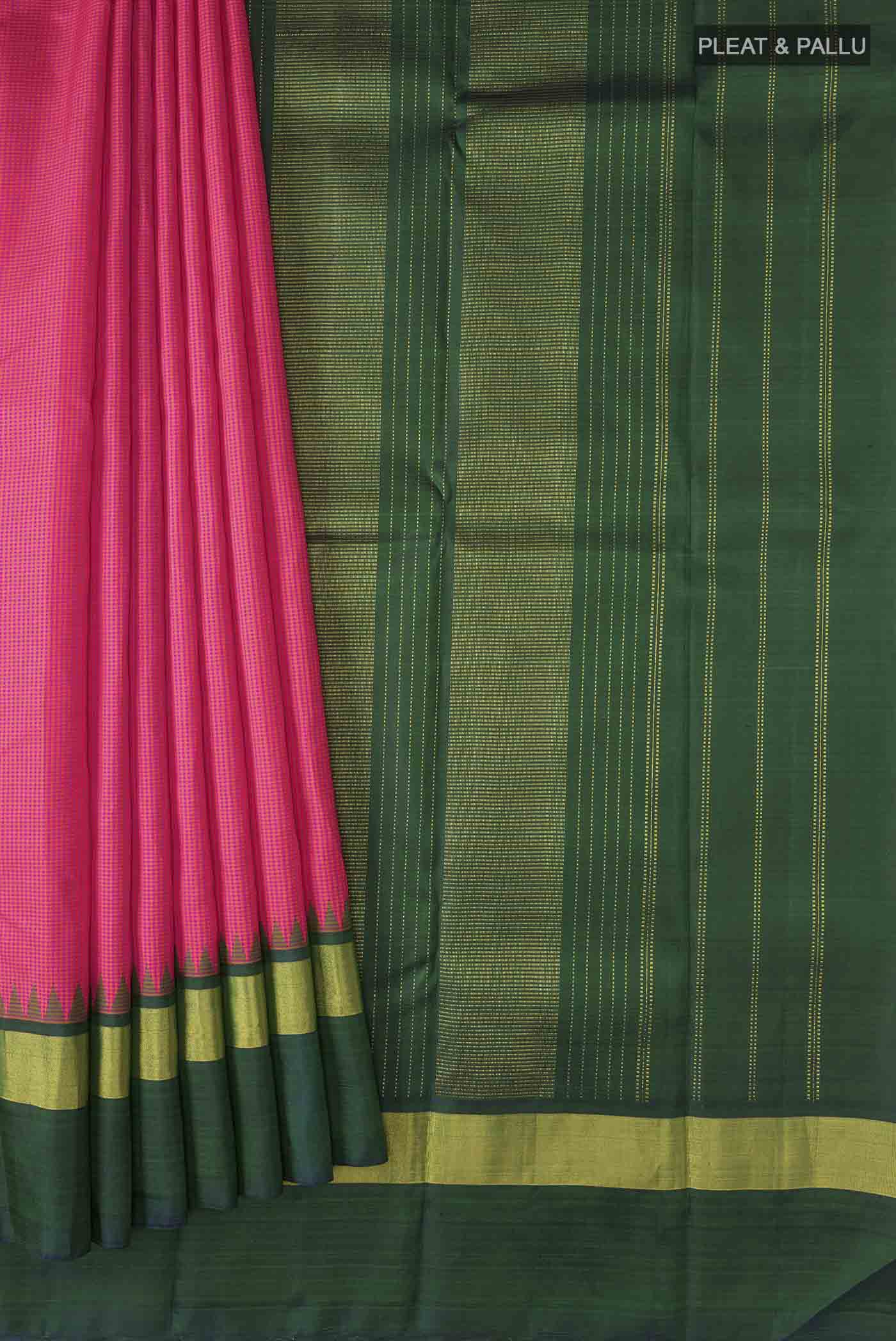 pleats pallu