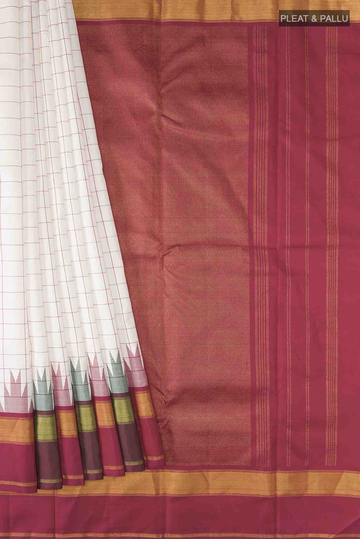 pleats pallu