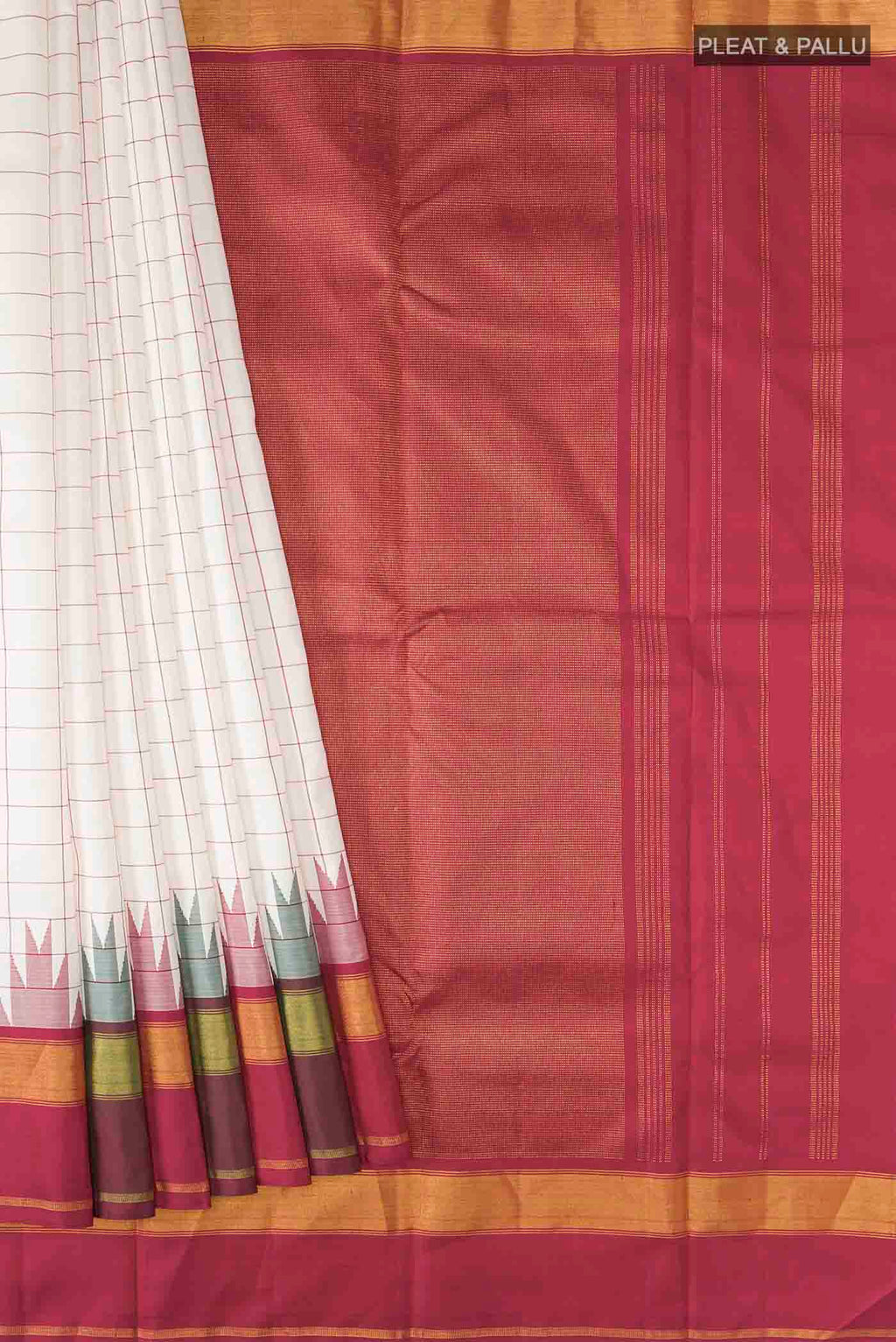 pleats pallu