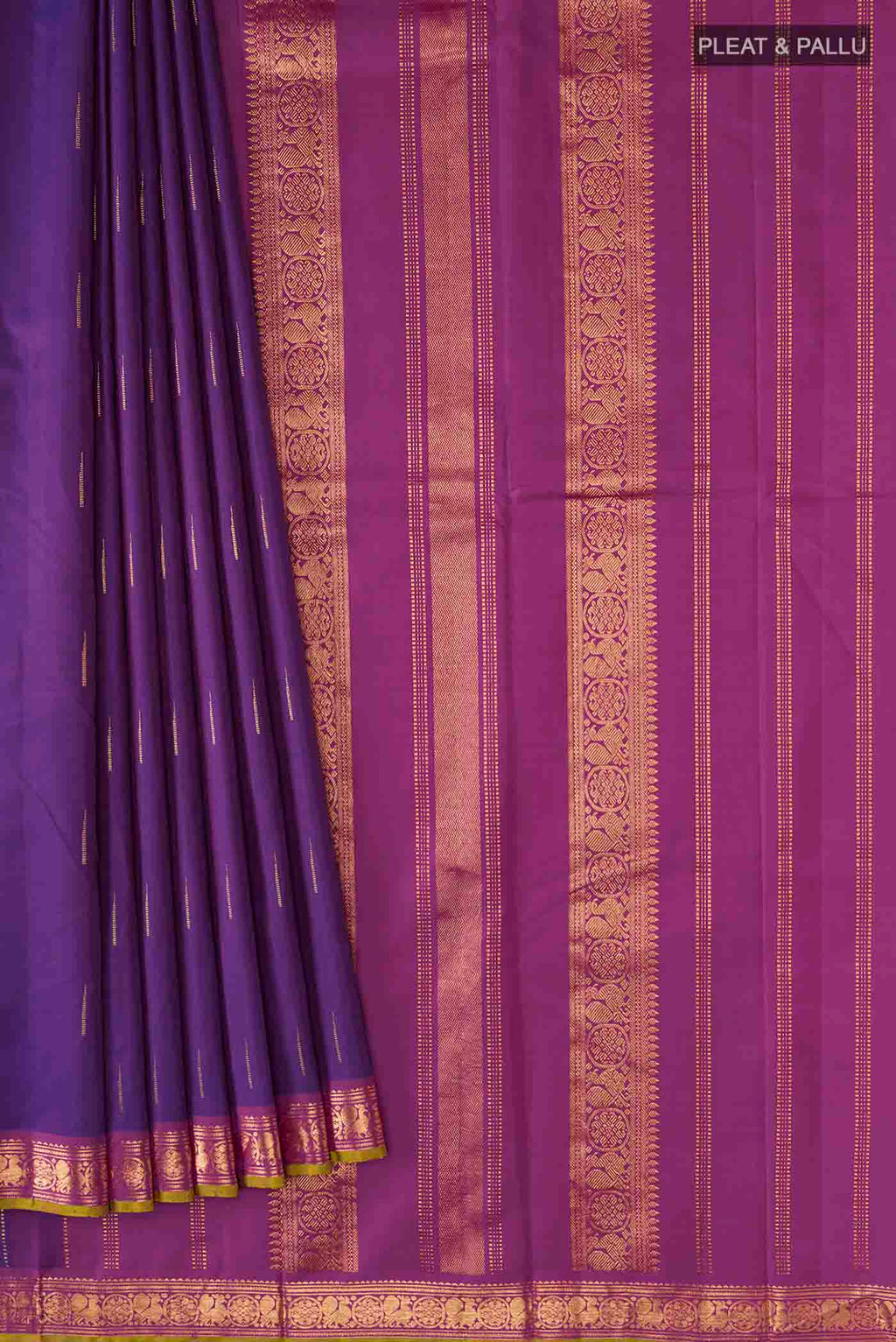 pleats pallu