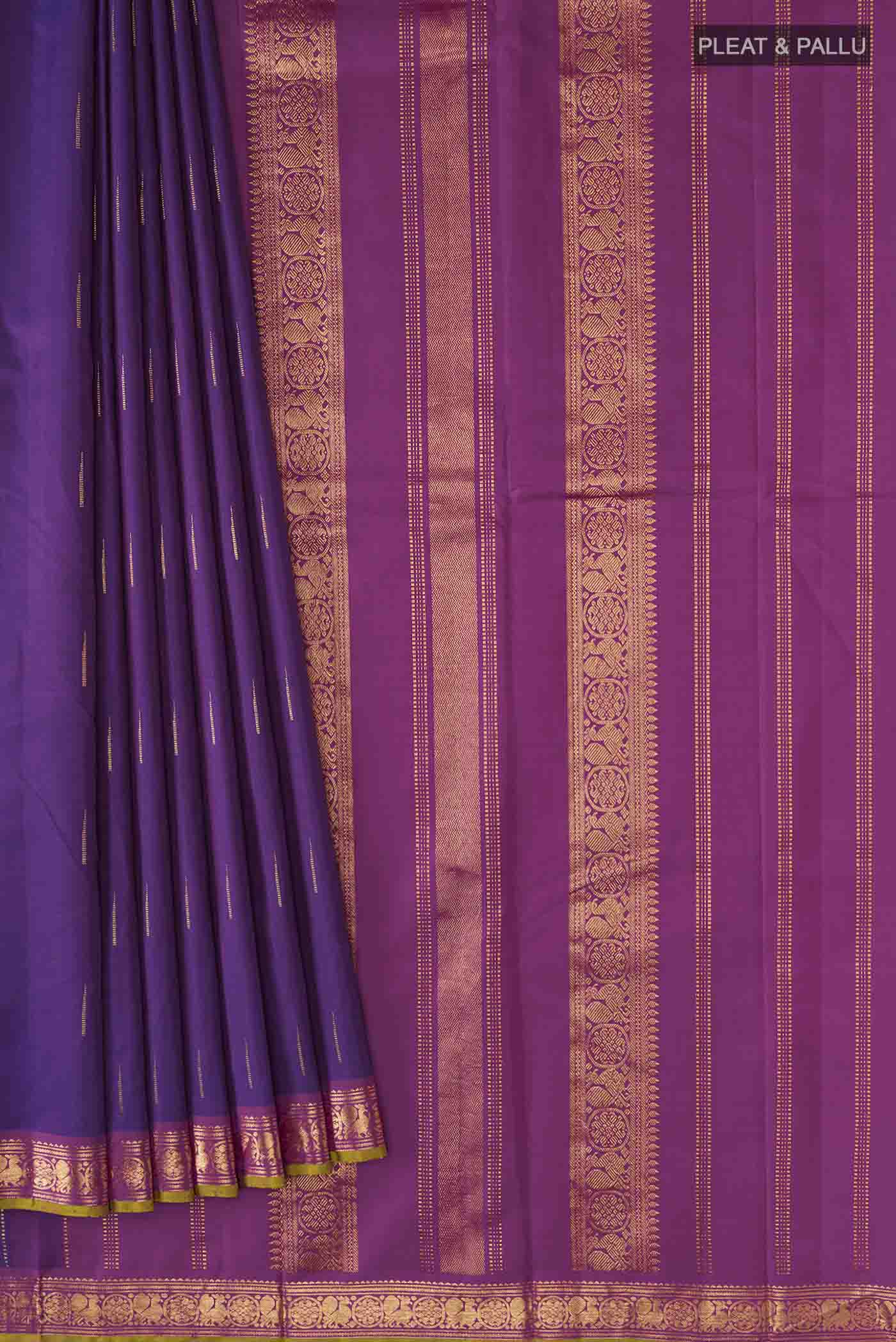 pleats pallu