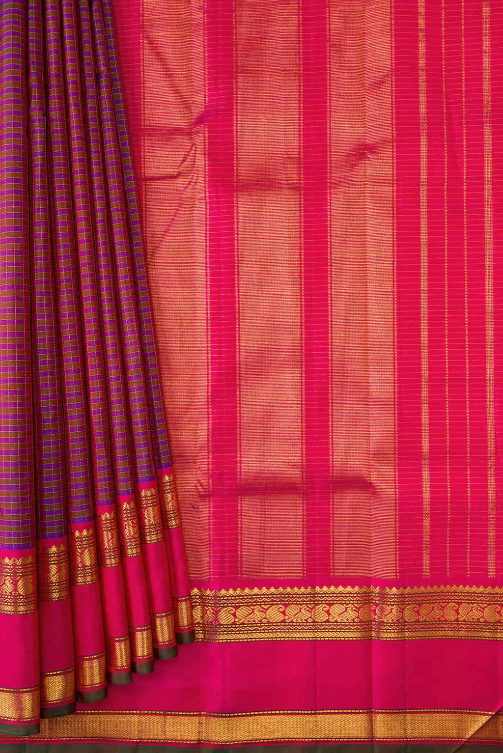 pleats pallu