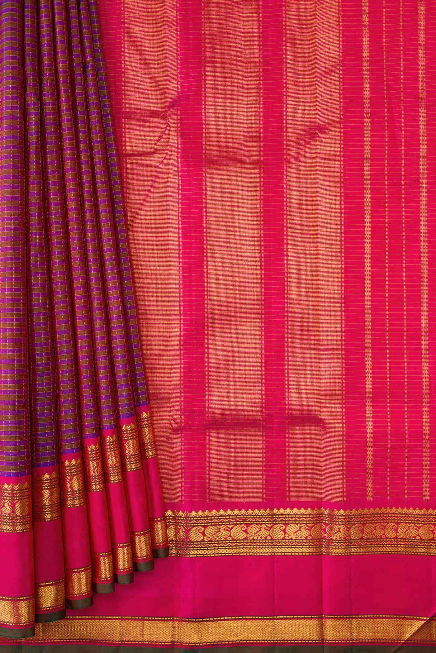pleats pallu