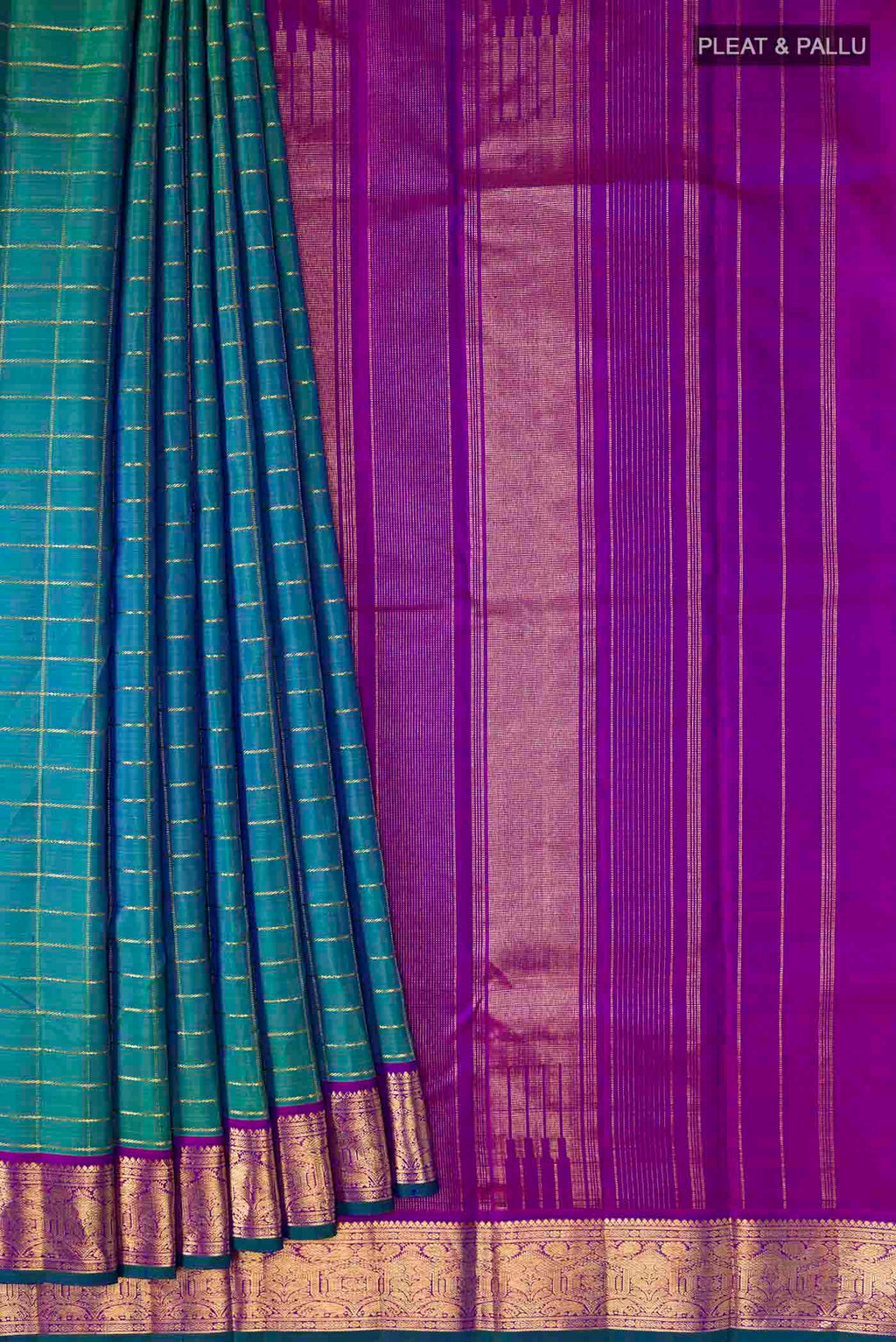 pleats pallu