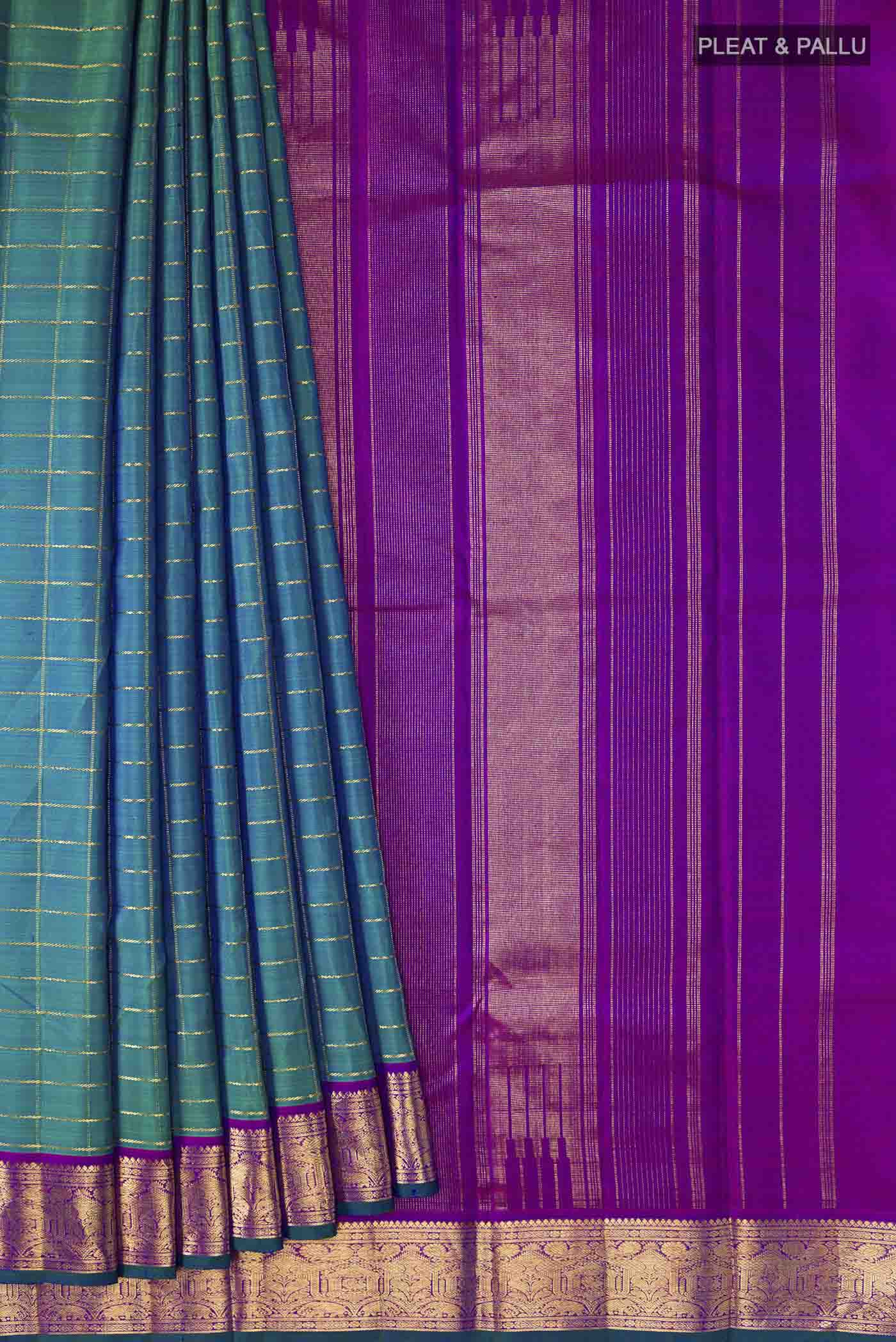 pleats pallu