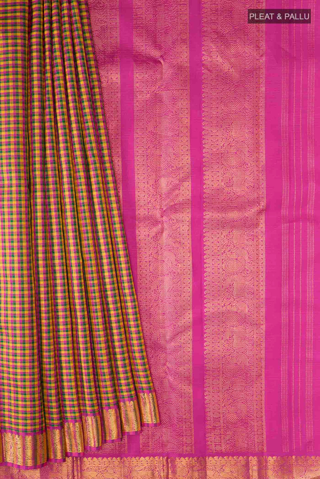 pleats pallu