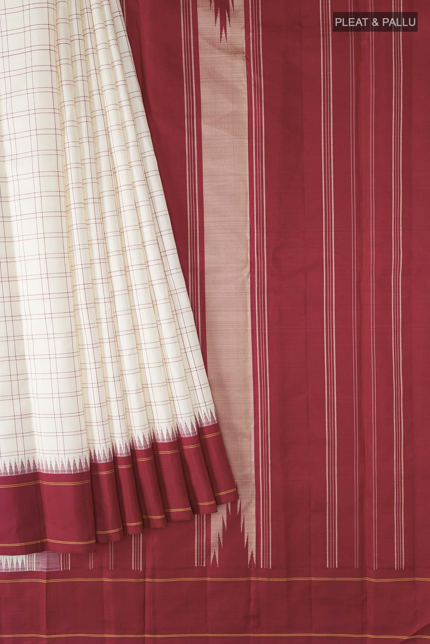 pleats pallu