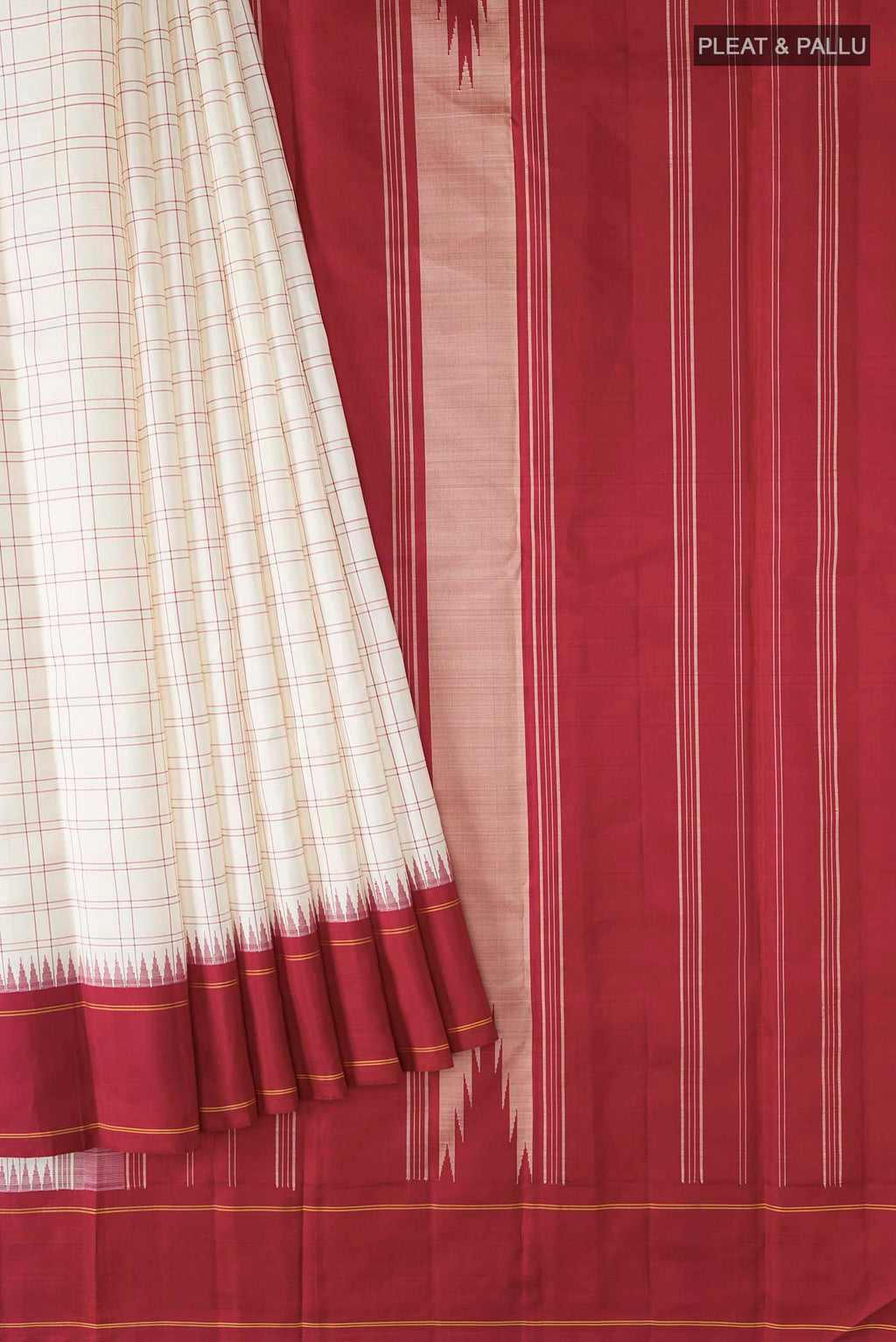 pleats pallu