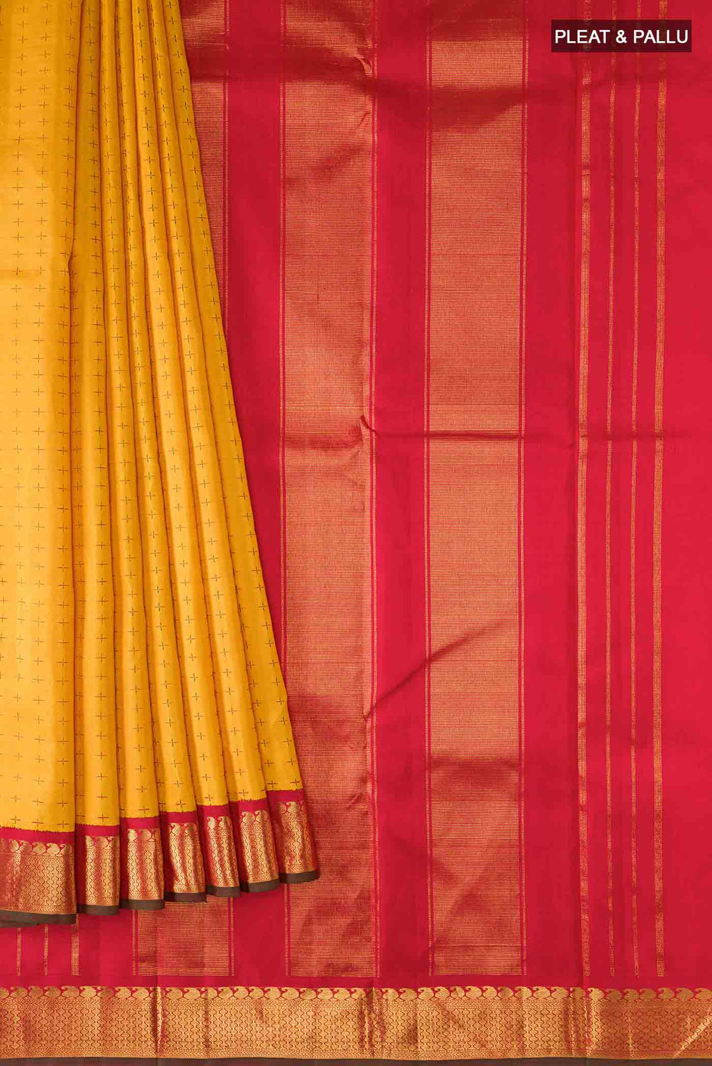 pleats pallu