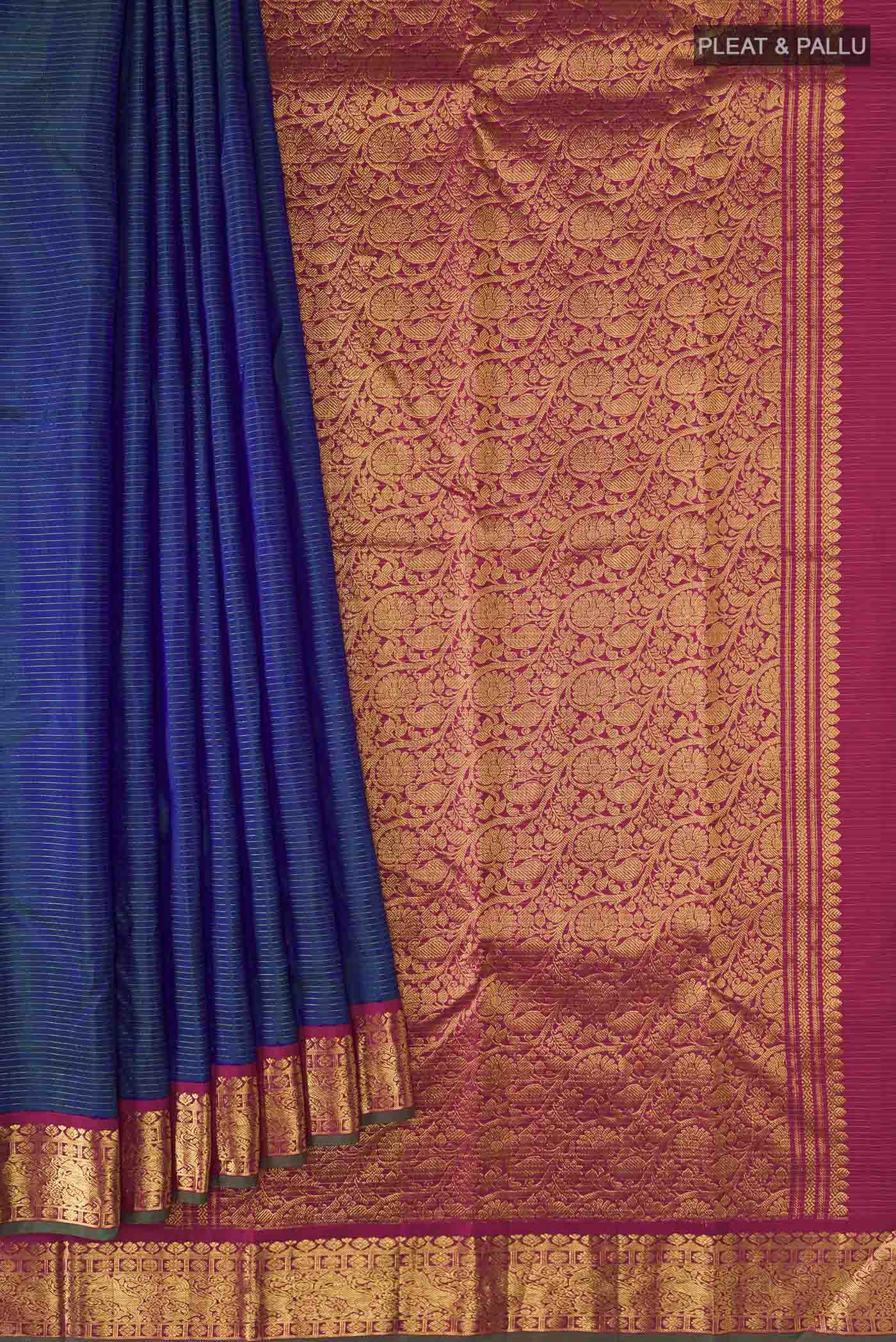 pleats pallu