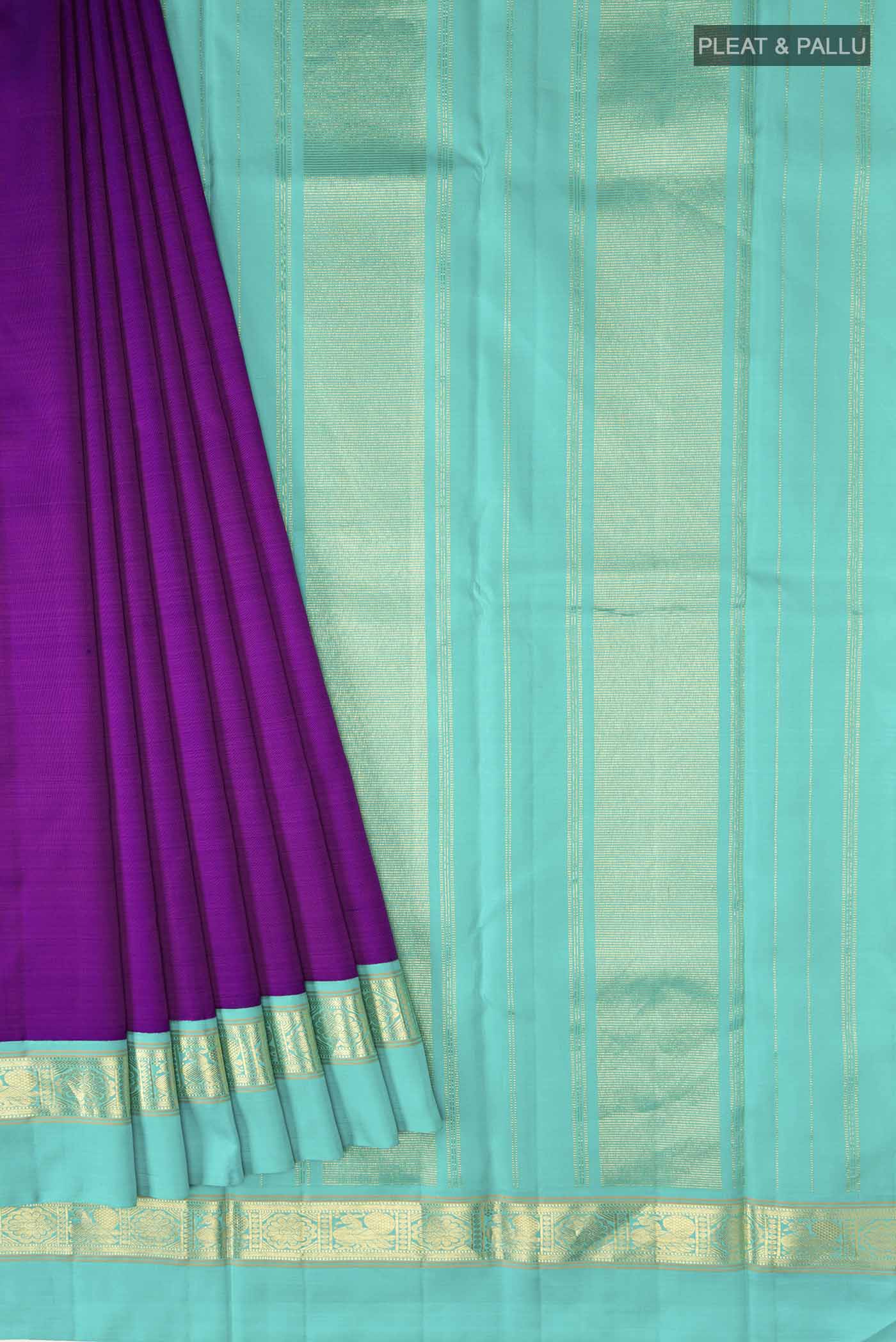 pleats pallu