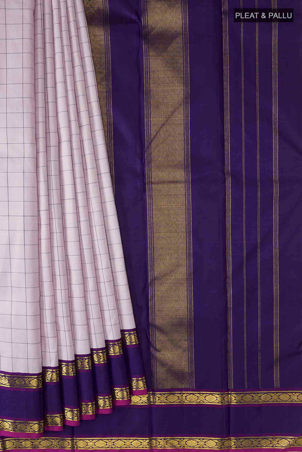 pleats pallu