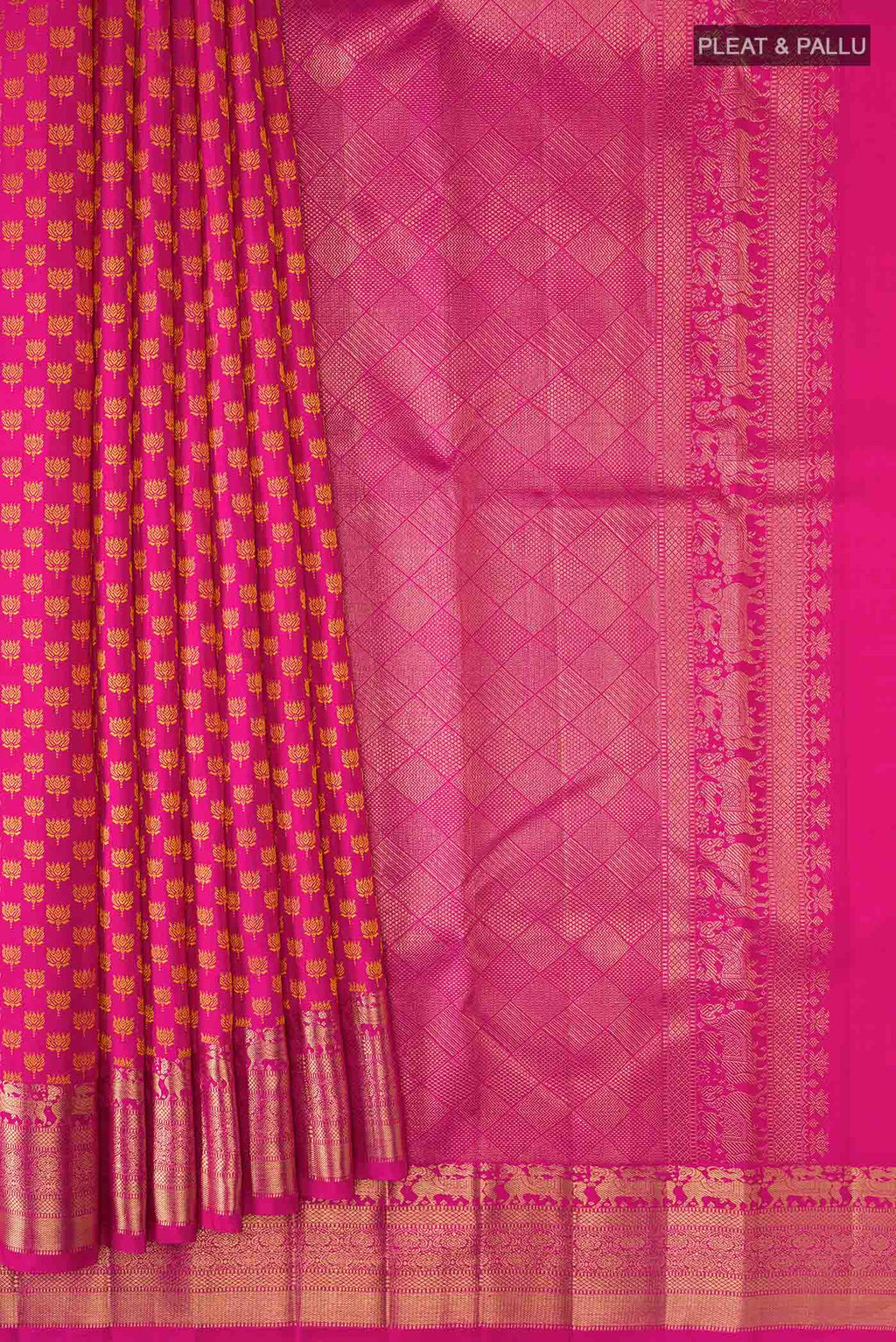 pleats pallu