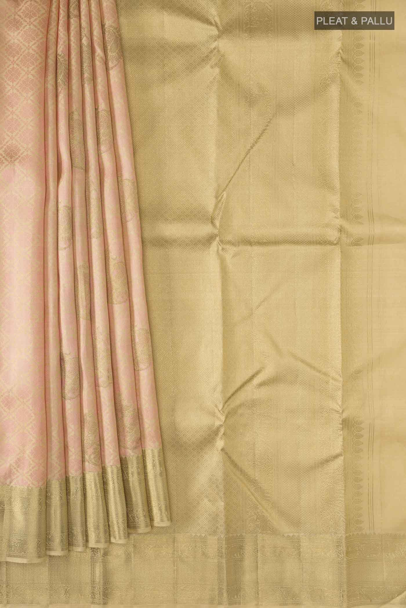 pleats pallu
