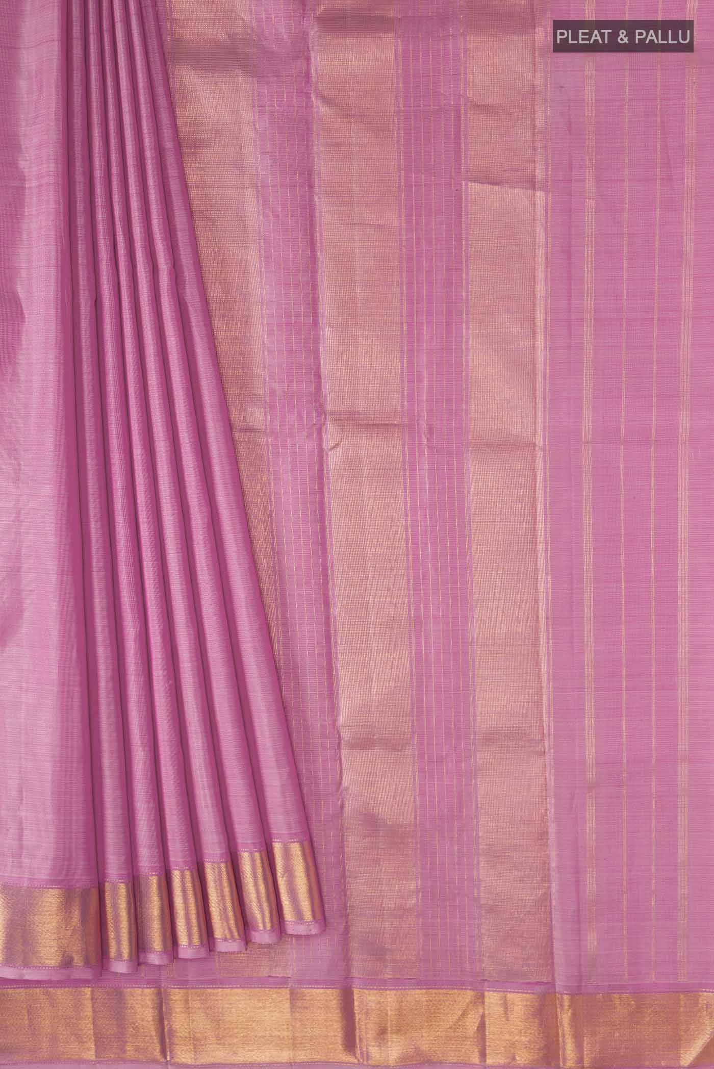 pleats pallu
