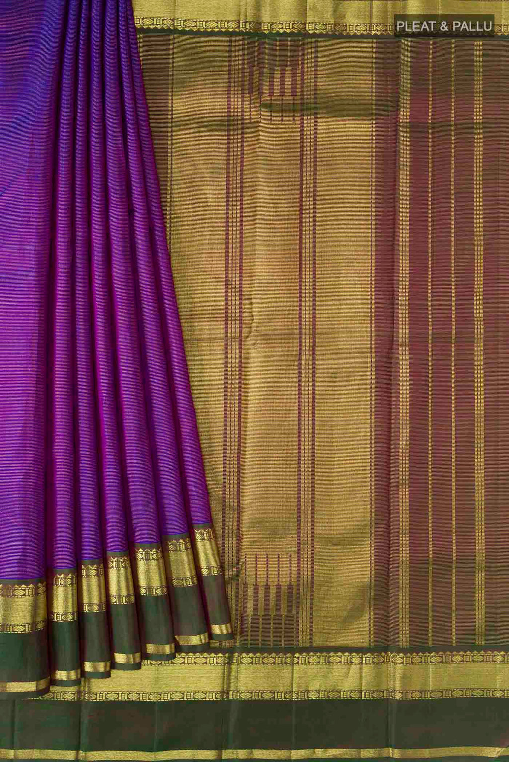 pleats pallu