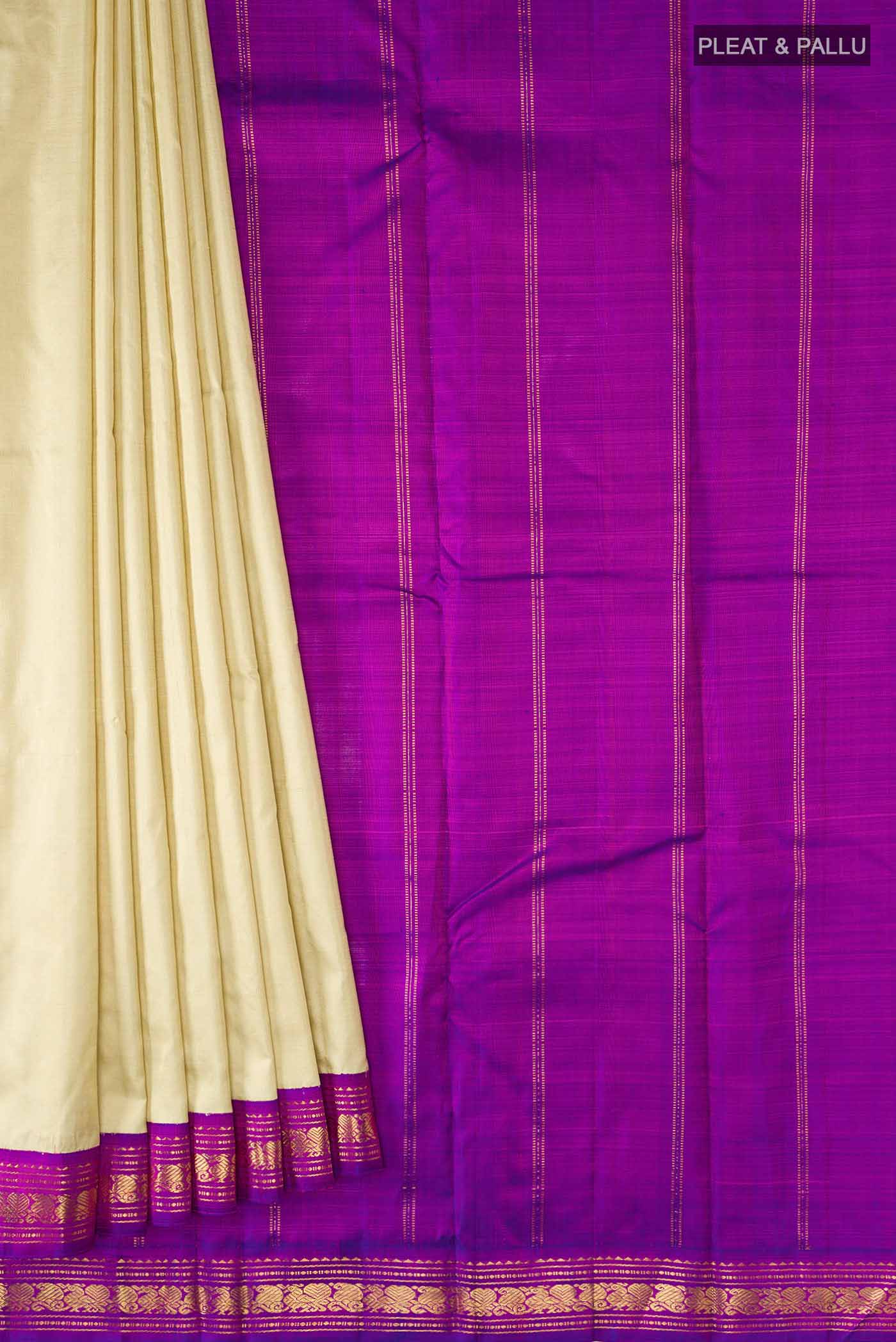 pleats pallu