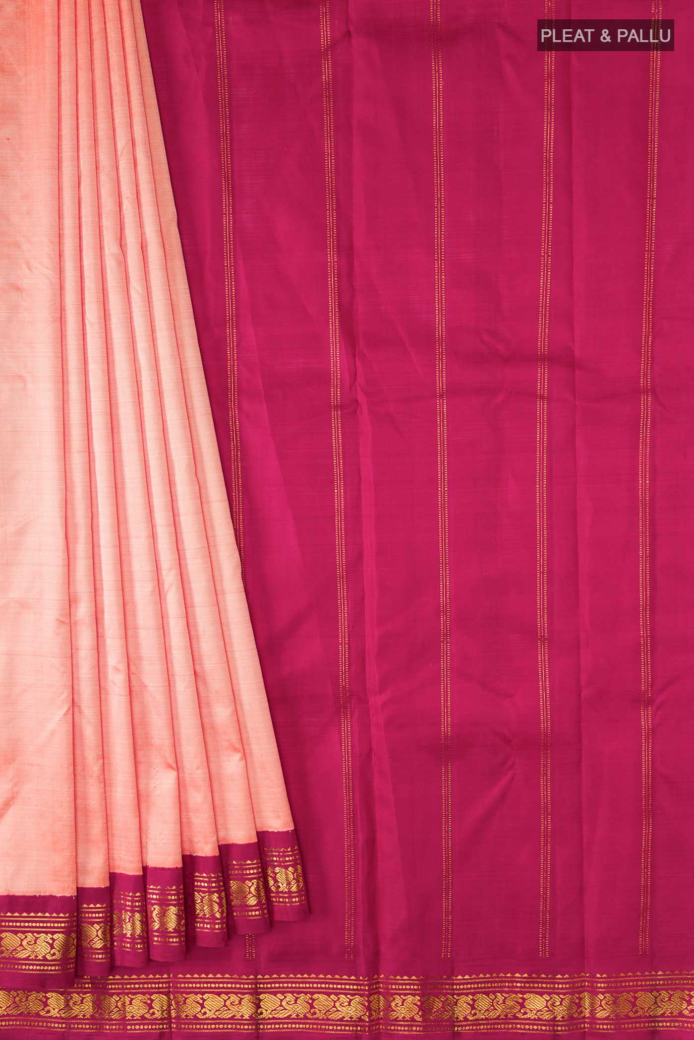 pleats pallu
