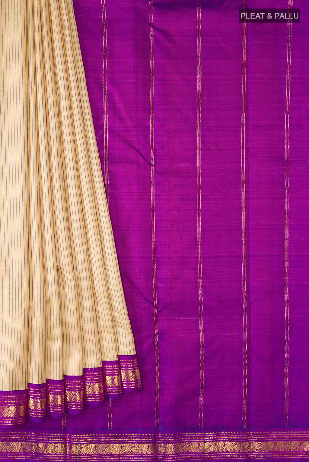 pleats pallu