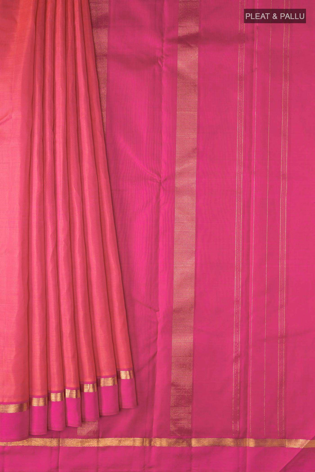 pleats pallu