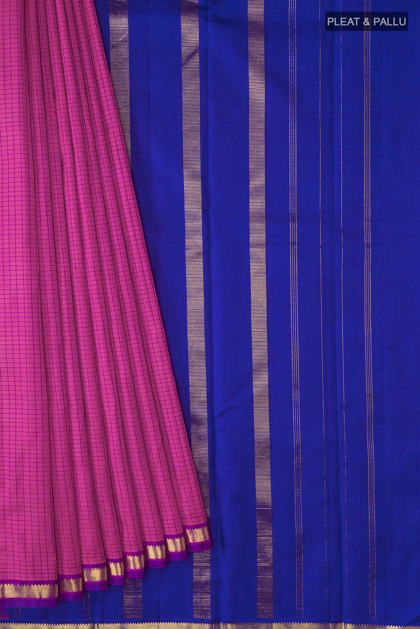 pleats pallu