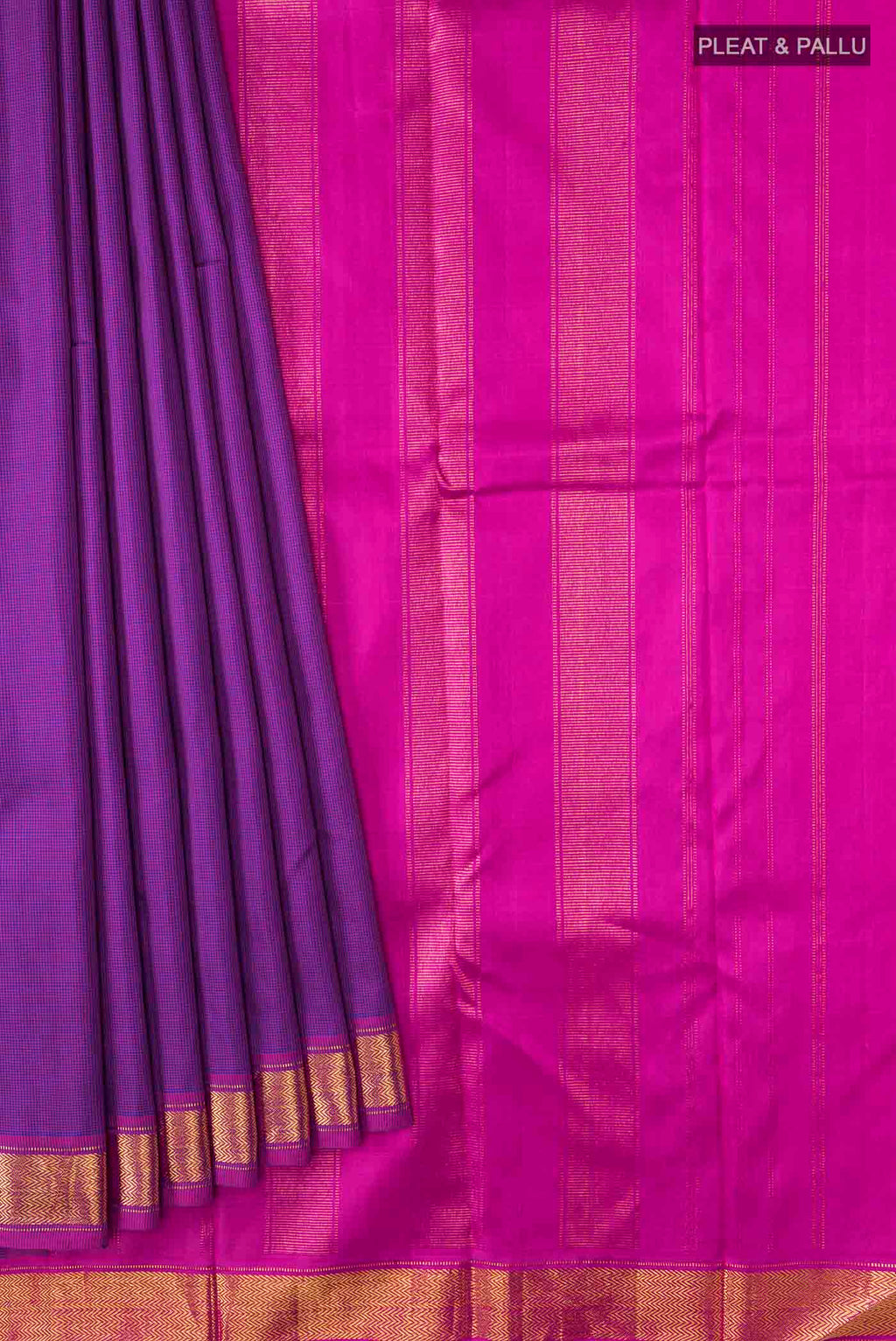 pleats pallu