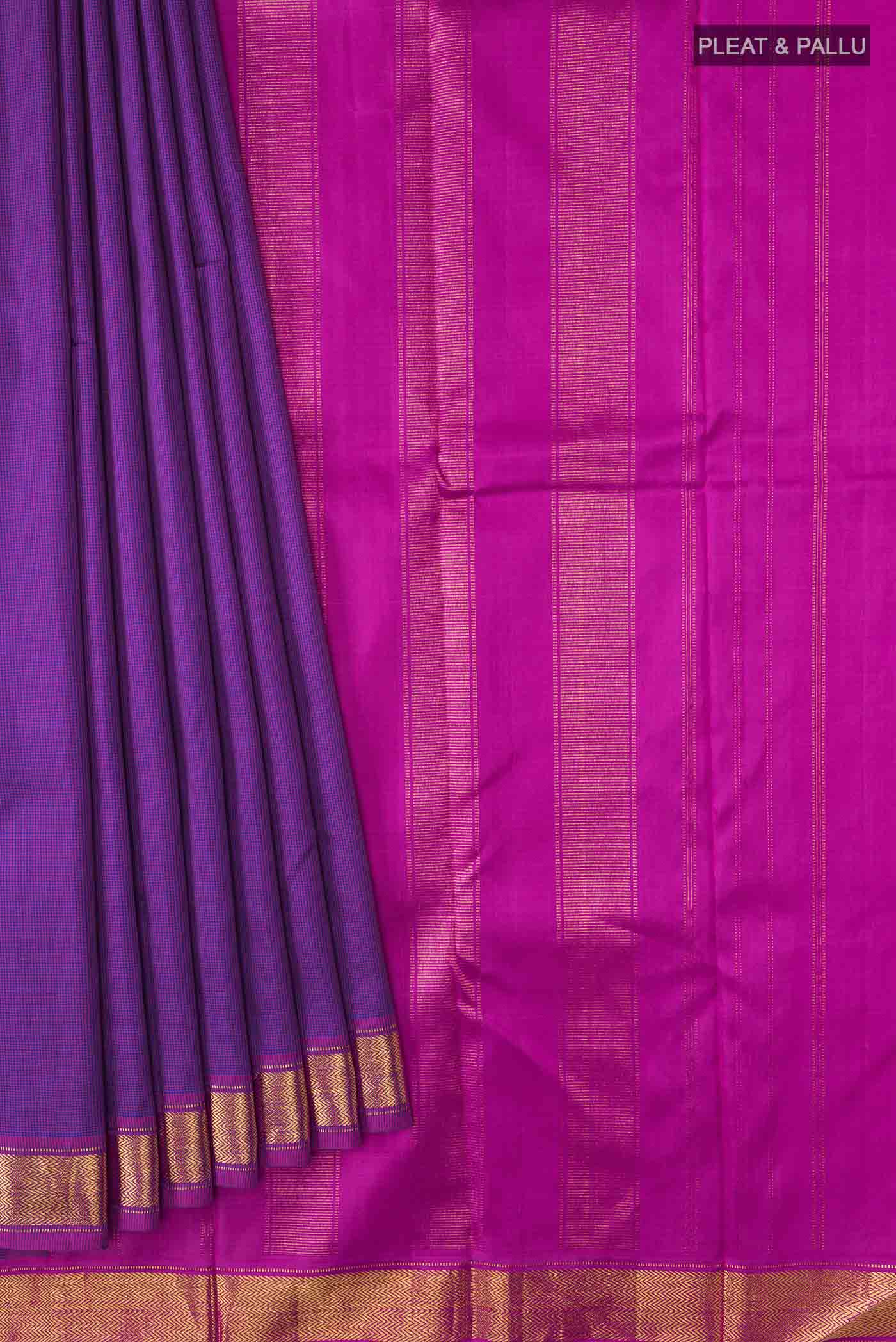 pleats pallu