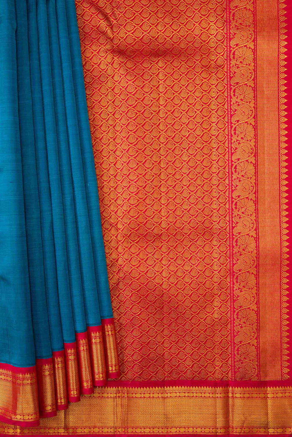 pleats pallu