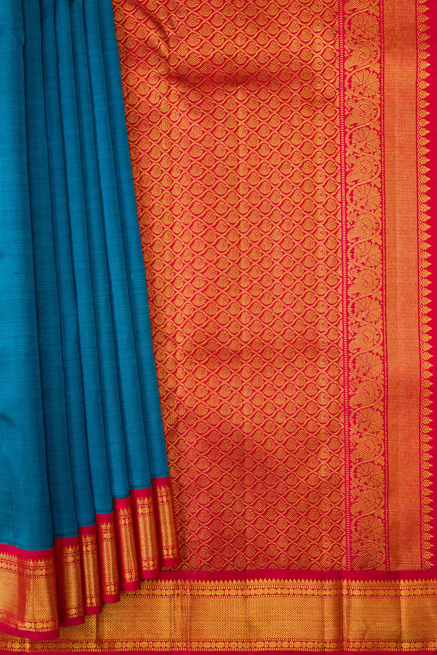 pleats pallu