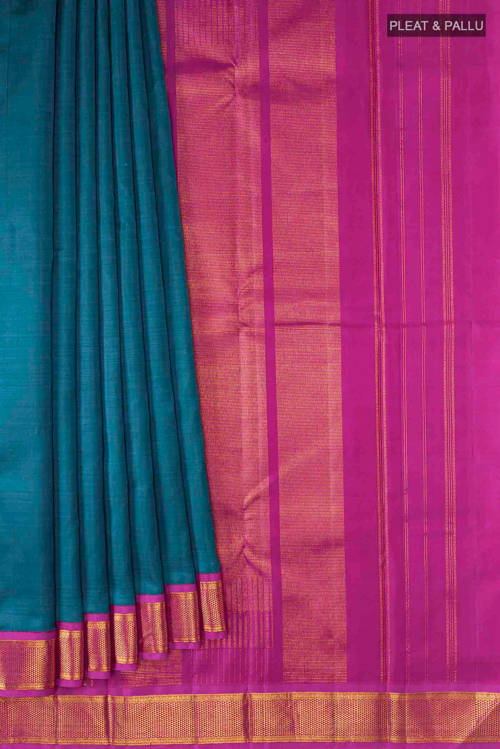 pleats pallu