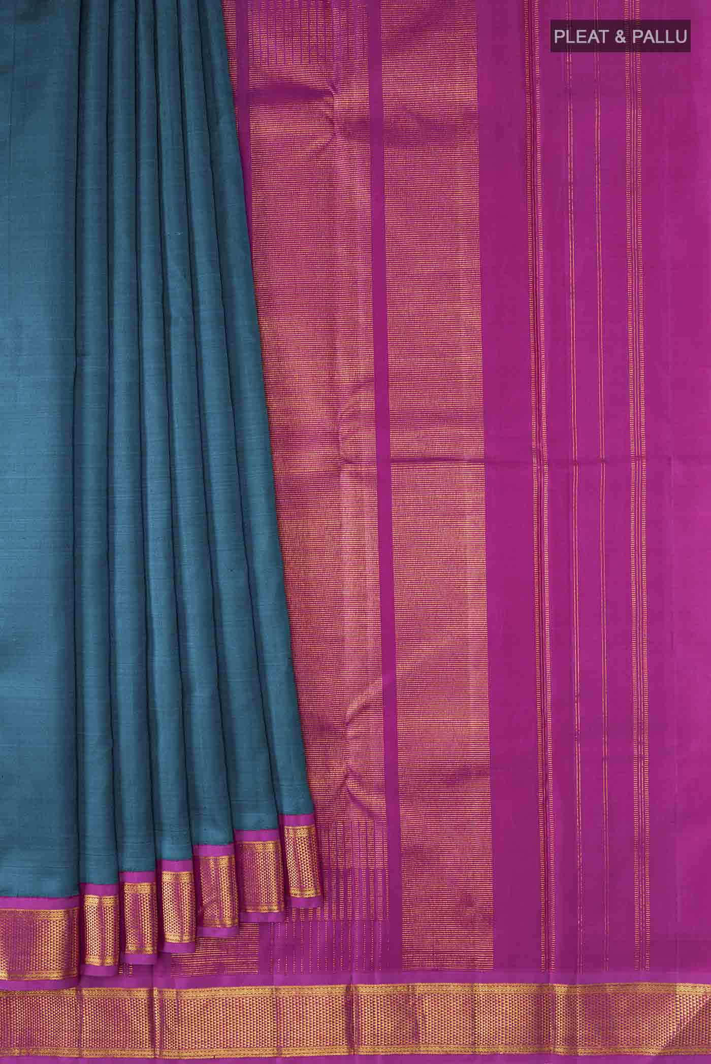 pleats pallu