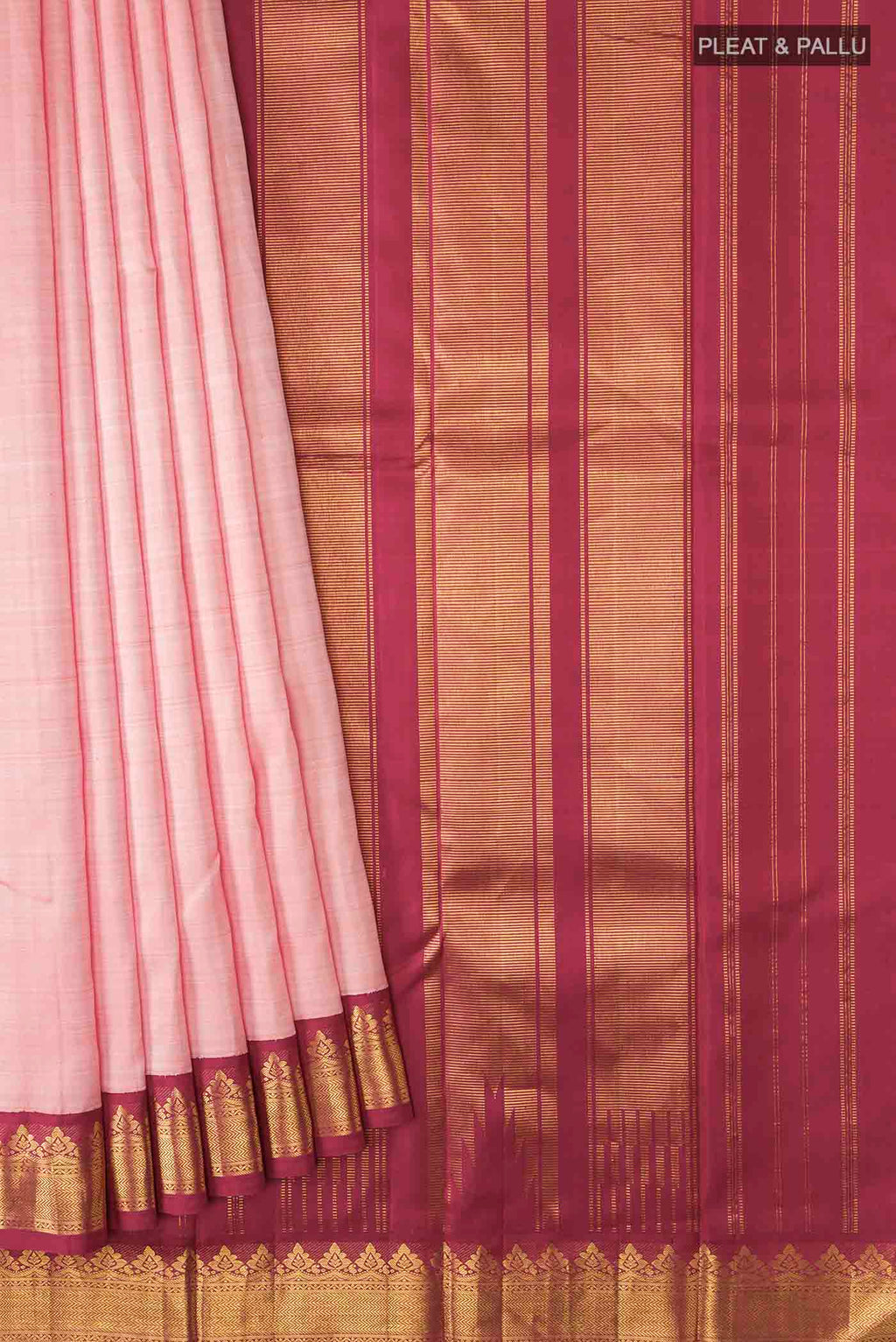 pleats pallu
