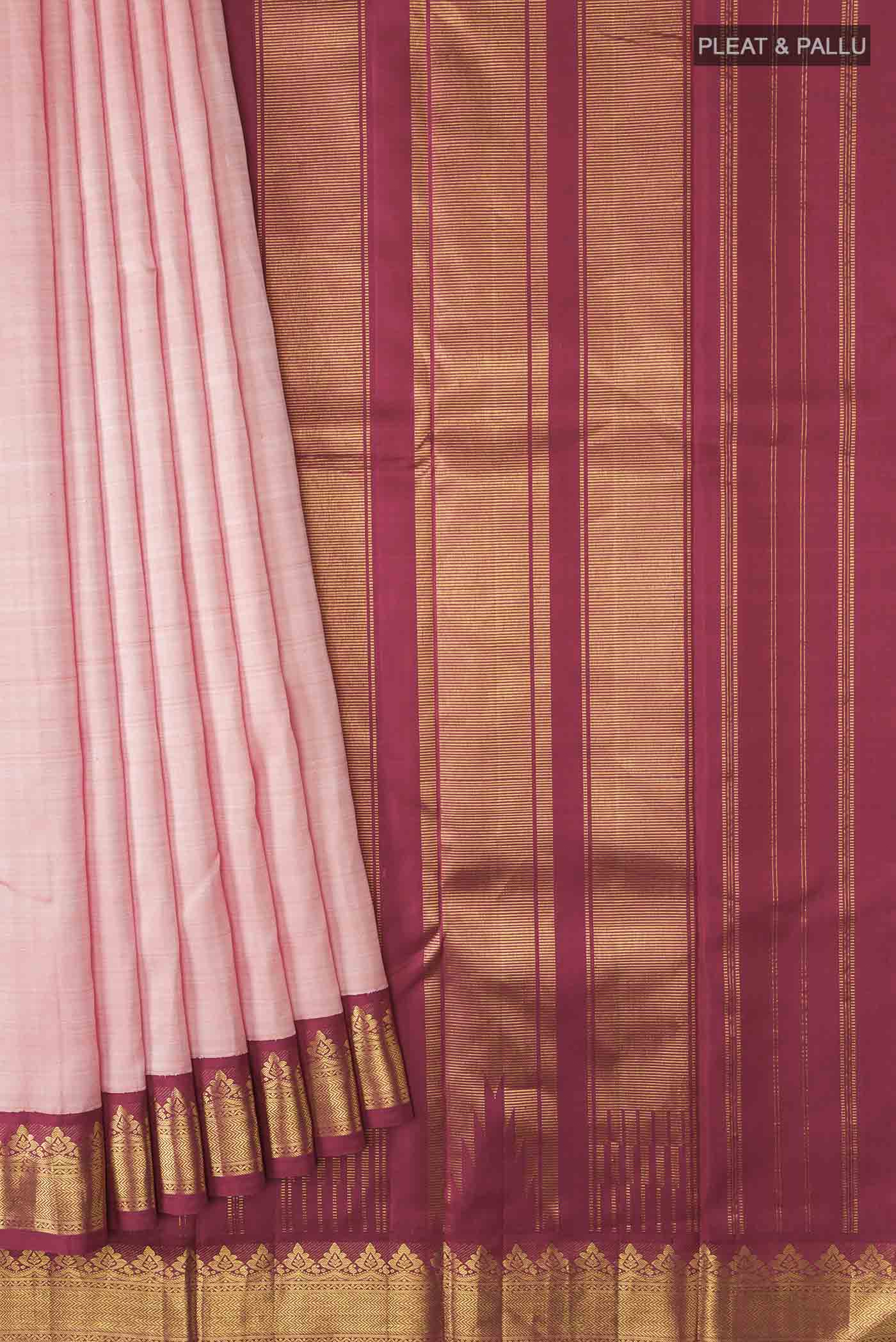 pleats pallu