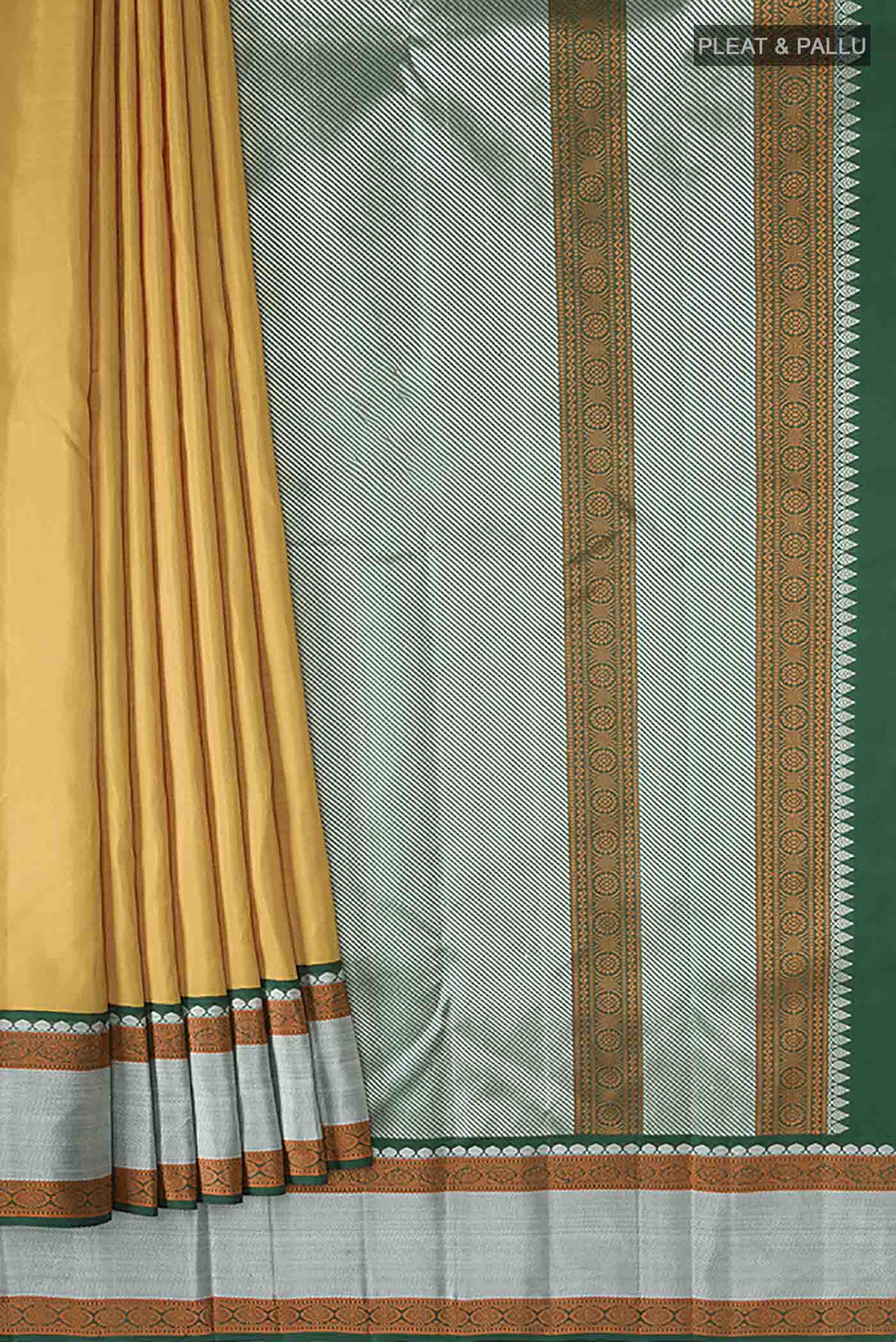 pleats pallu