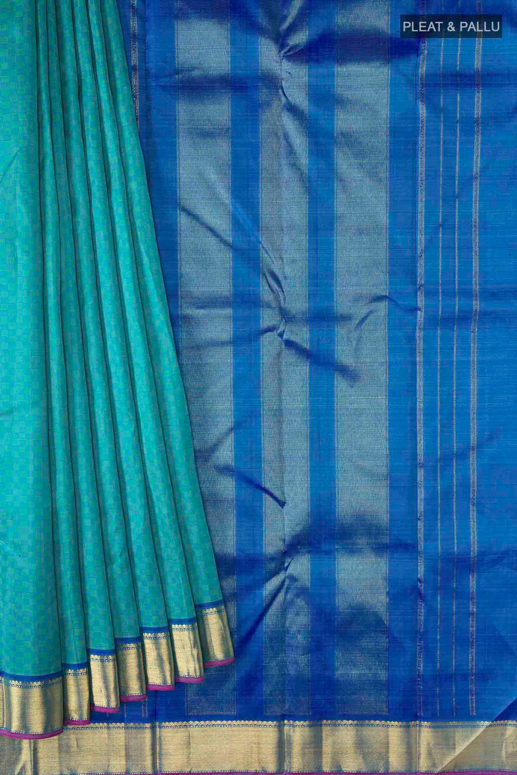 pleats pallu